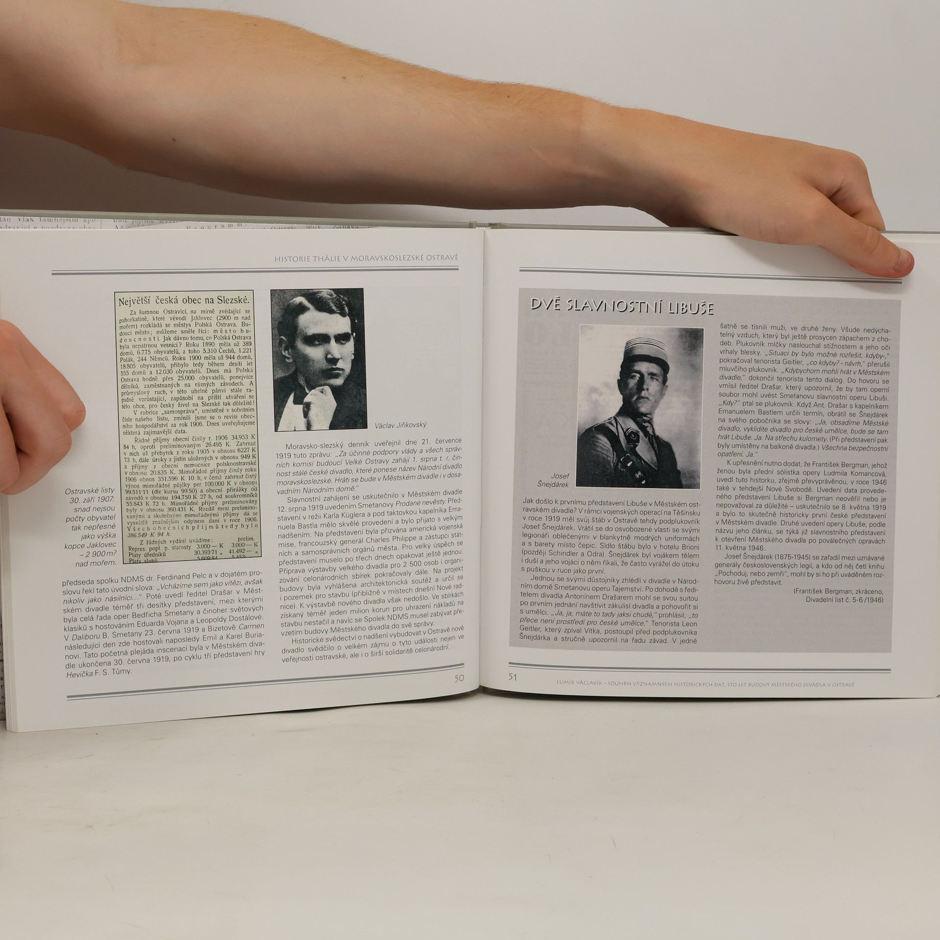 Lumír Václavík Historie Thálie v moravskoslezské Ostravě