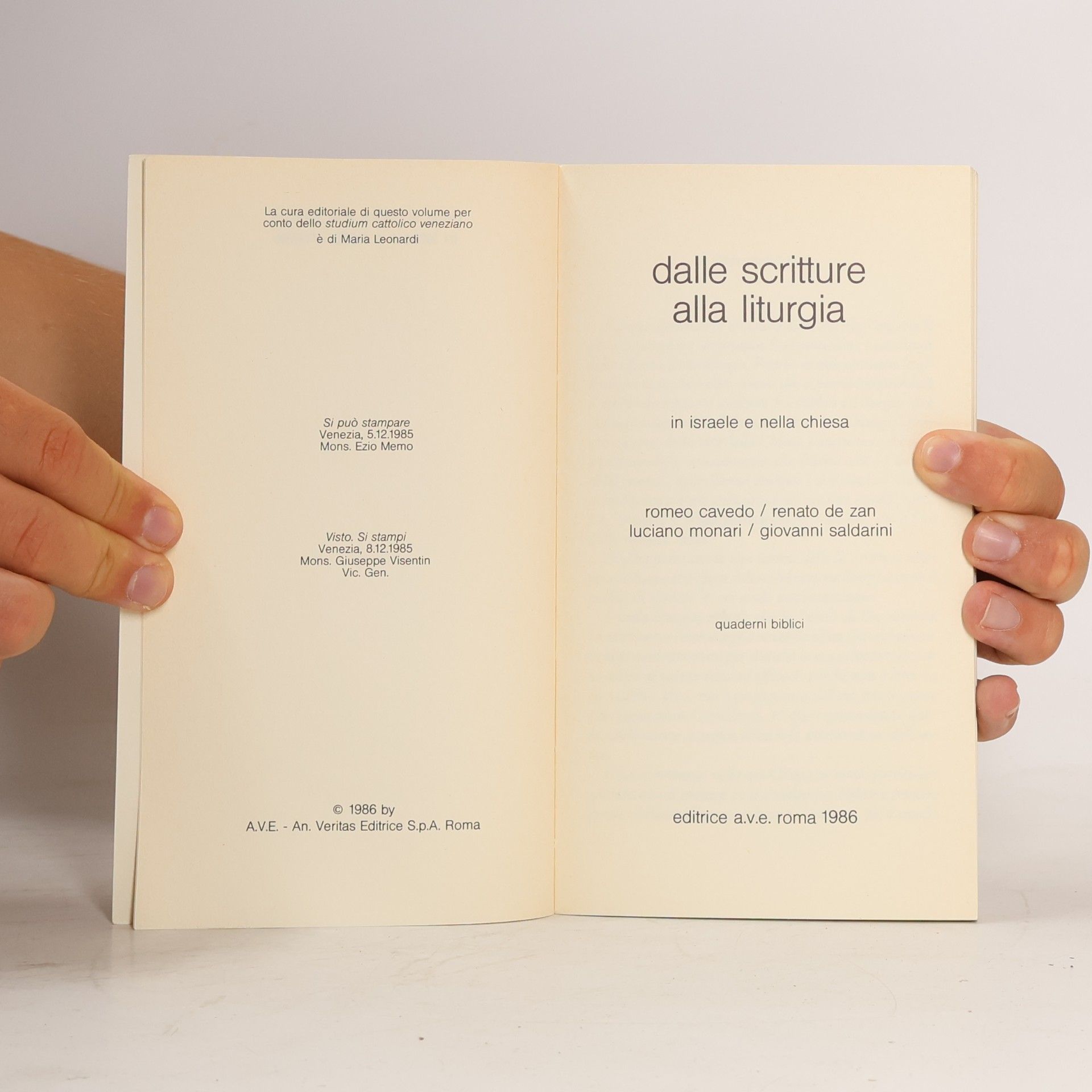 Autorenkollektiv Dalle scritture alla liturgia 4