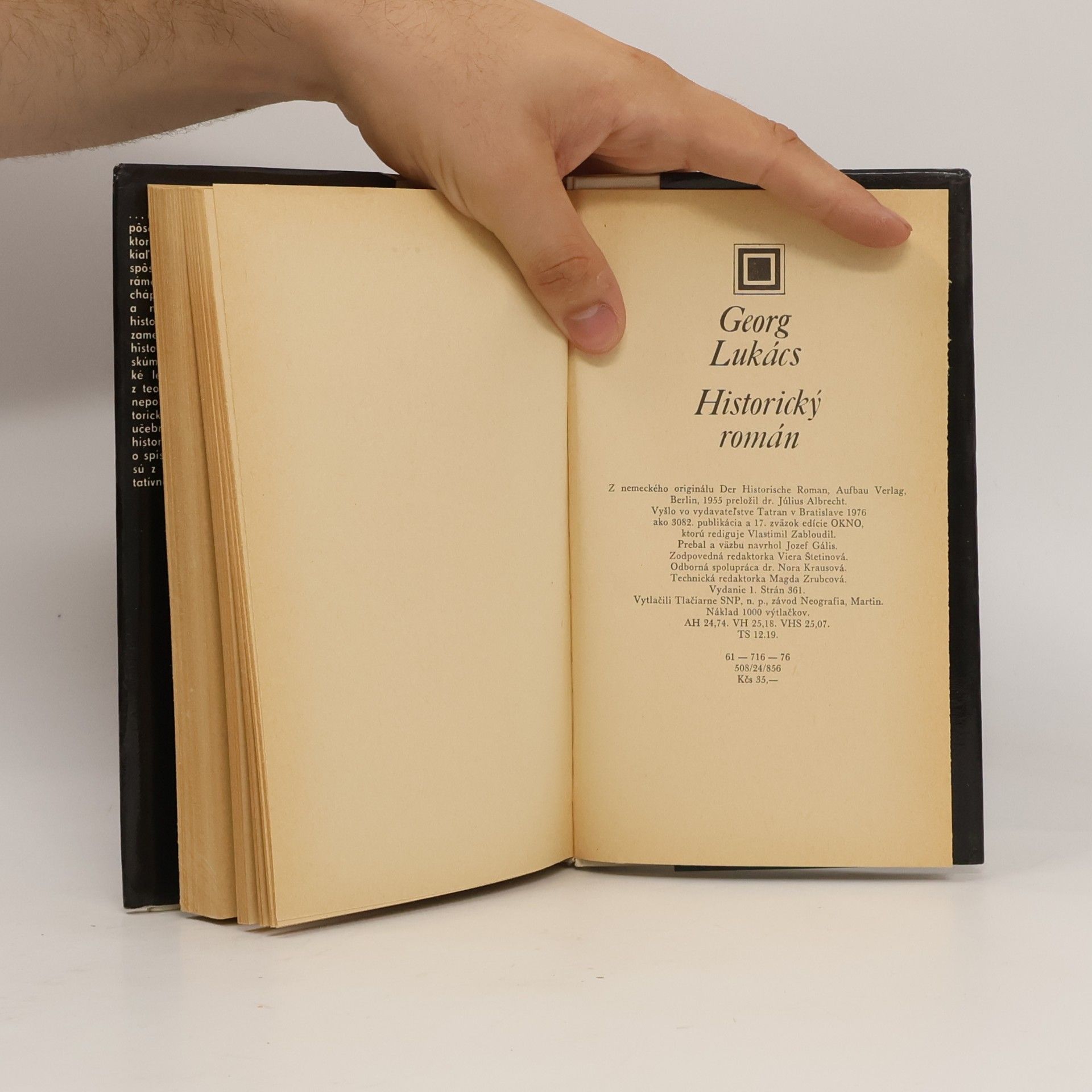 Georg Lukács Historický román