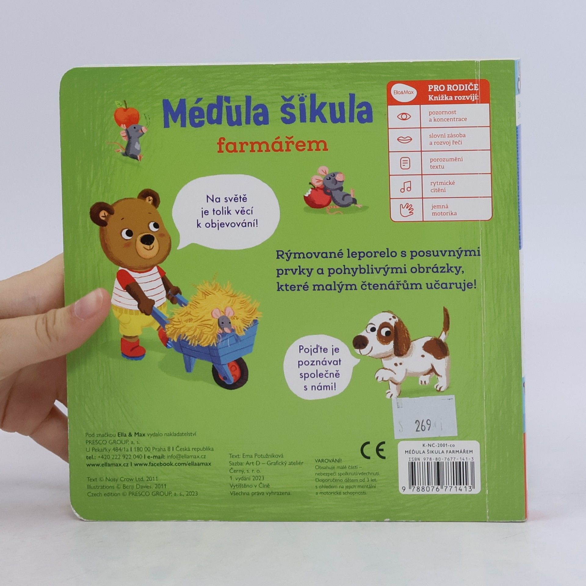 Benji Davies Méďula Šikula farmářem