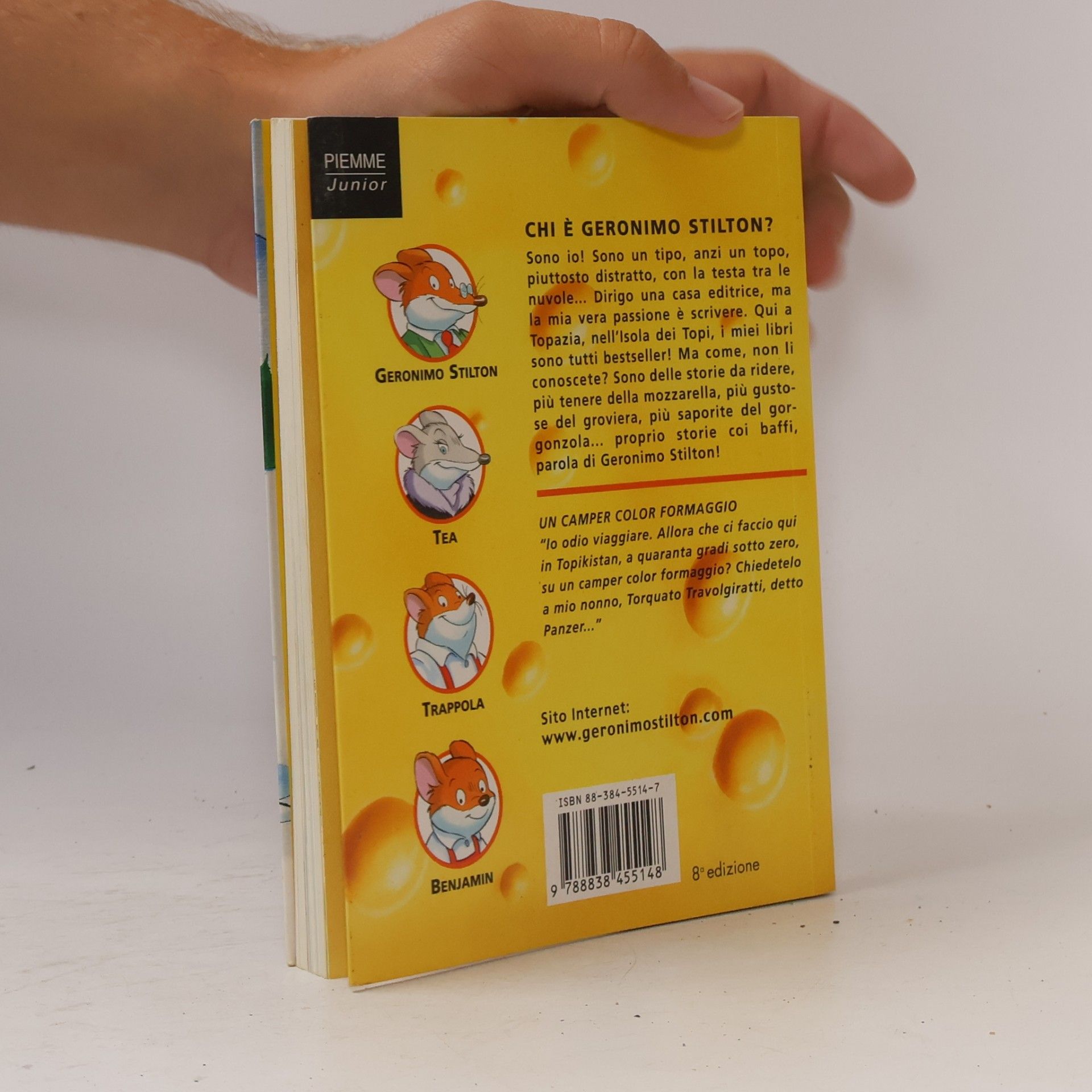 Geronimo Stilton Un camper color formaggio
