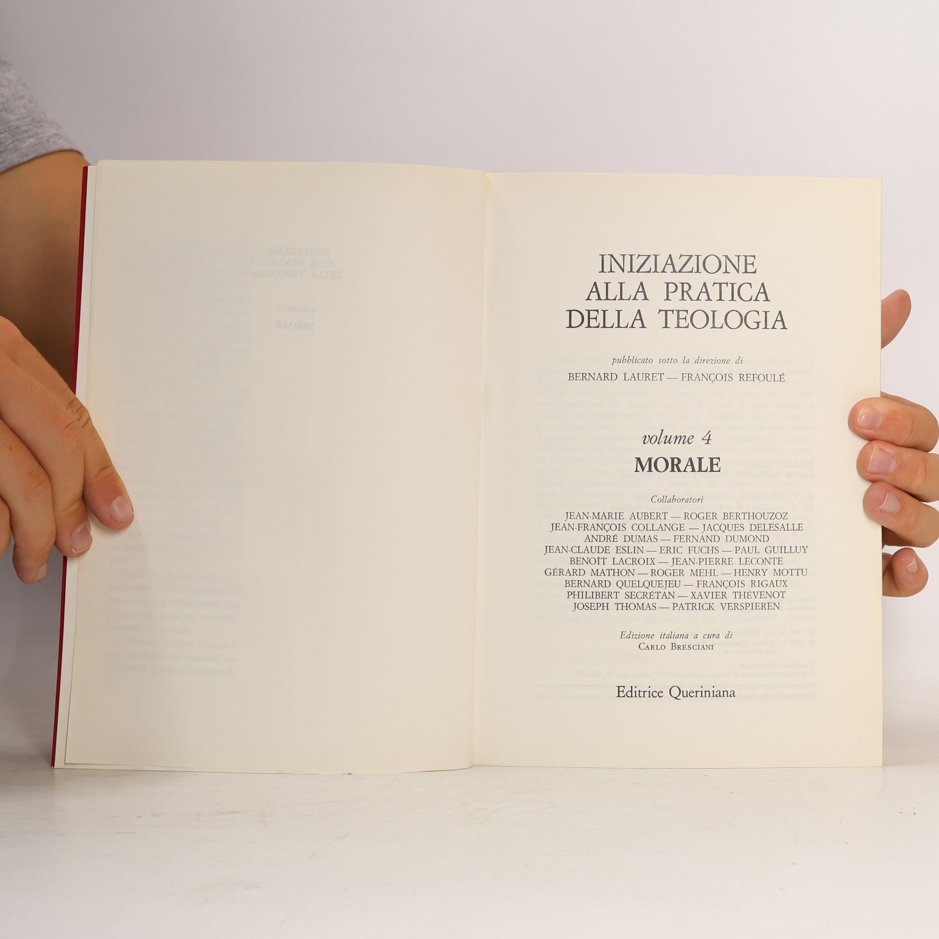 B. Lauret Iniziazione alla pratica della teologia