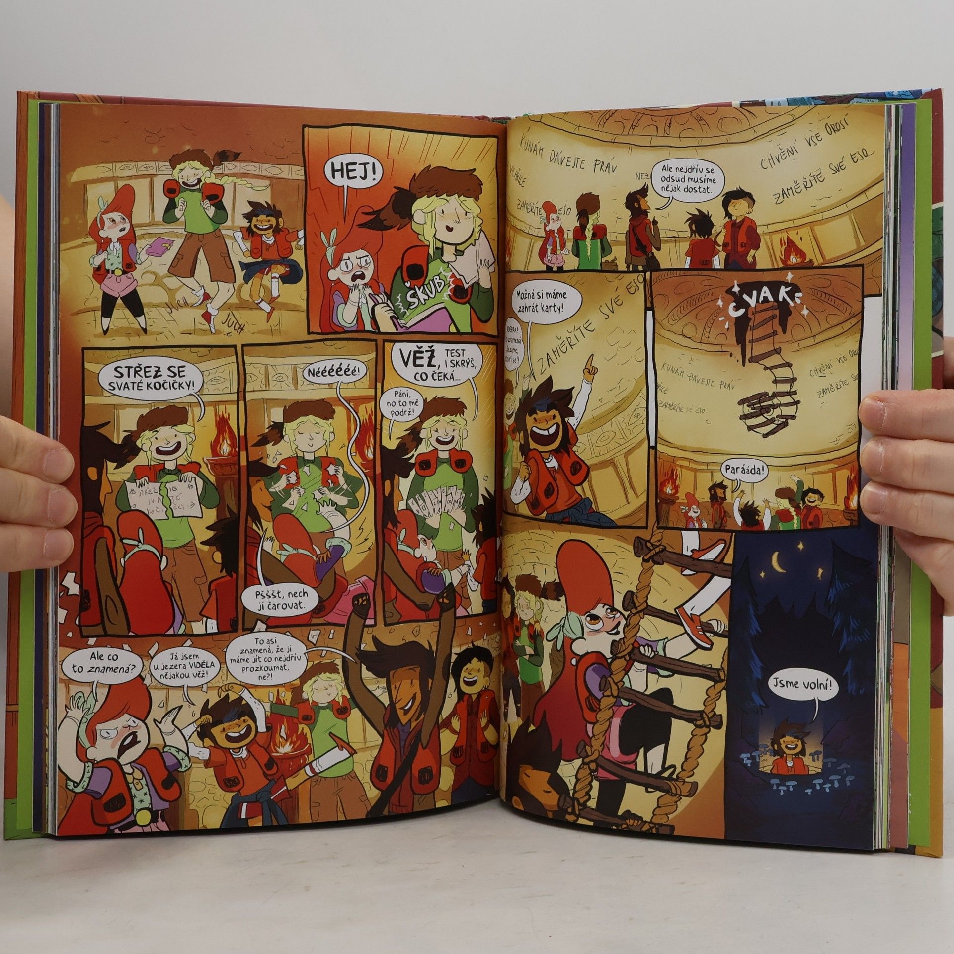 ND Stevenson Záleskautky = Lumberjanes. Střež se svaté kočičky