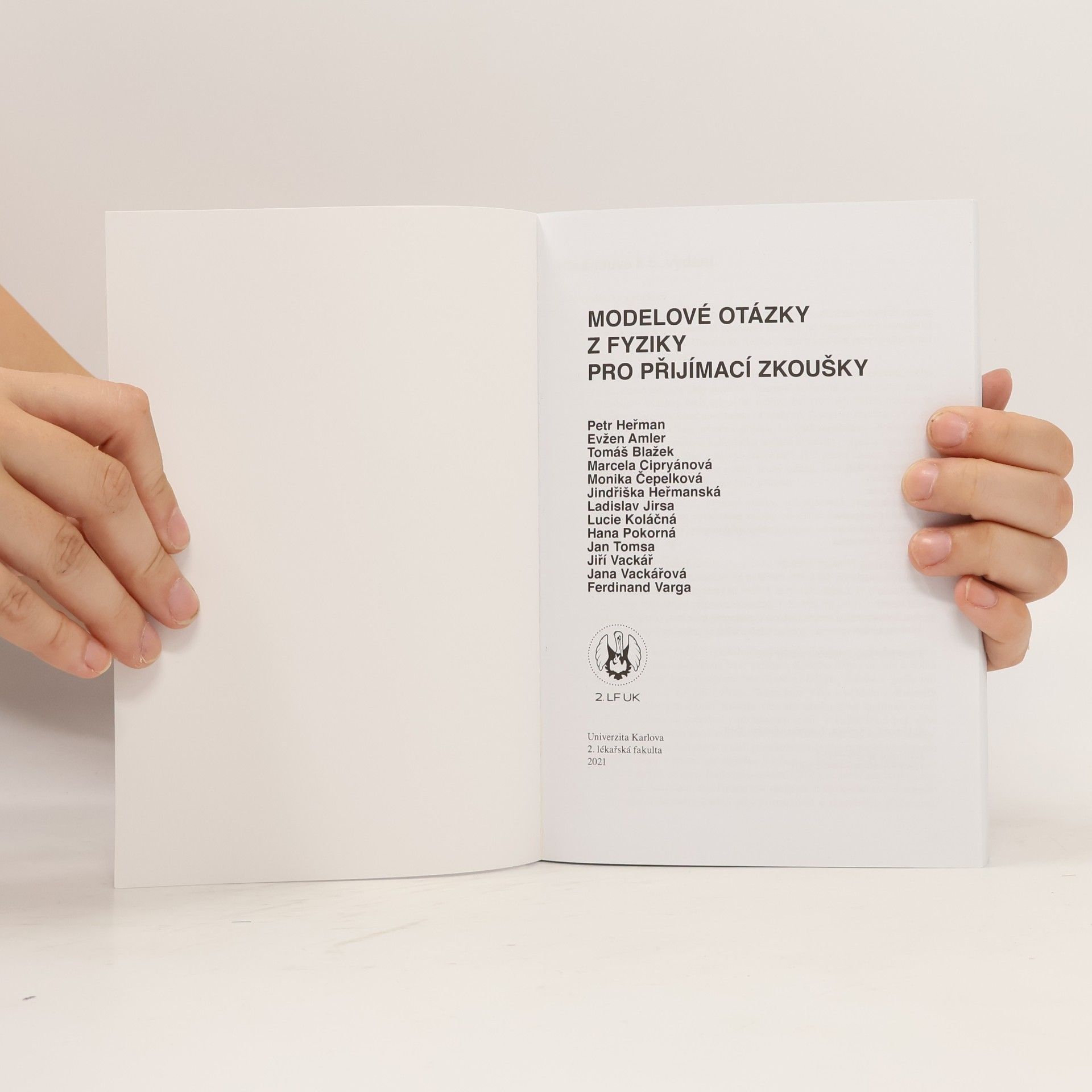Various authors Modelové otázky z fyziky pro přijímací zkoušky