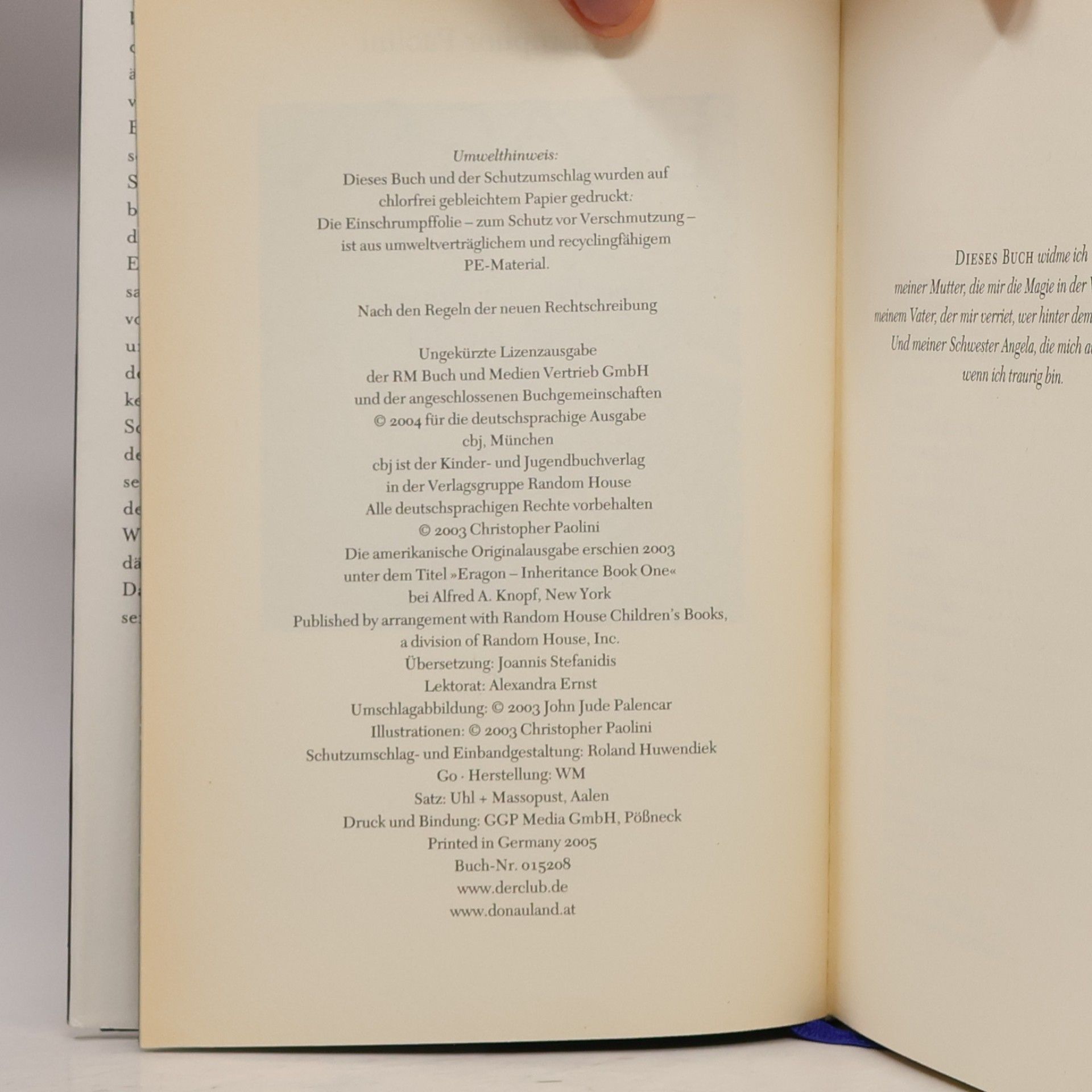 Christopher Paolini Eragon 1. Das Vermächtnis der Drachenreiter