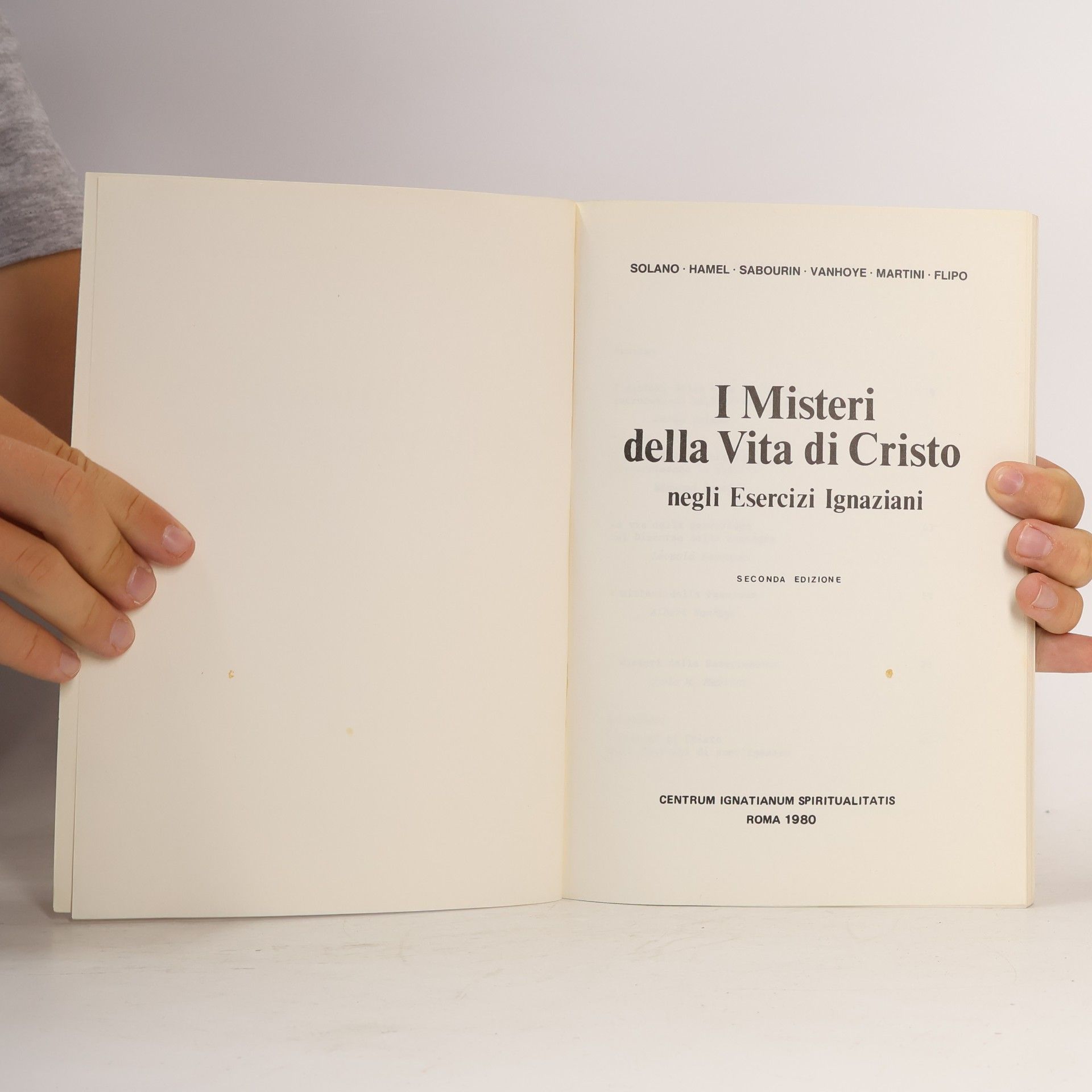 Roland Hamel I Misteri della Vita di Cristo negli Esercizi Ignaziani