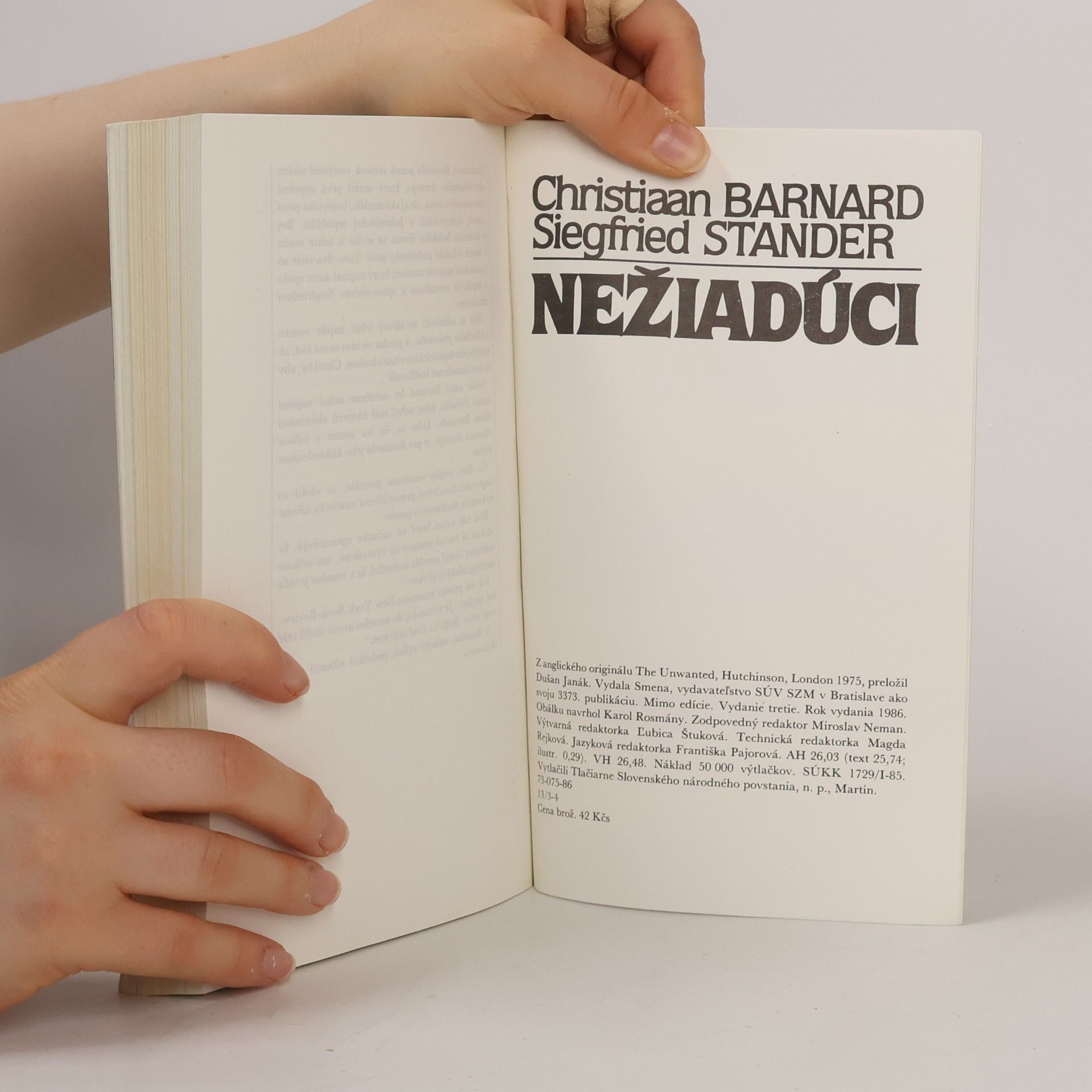 Christiaan Barnard Nežiadúci