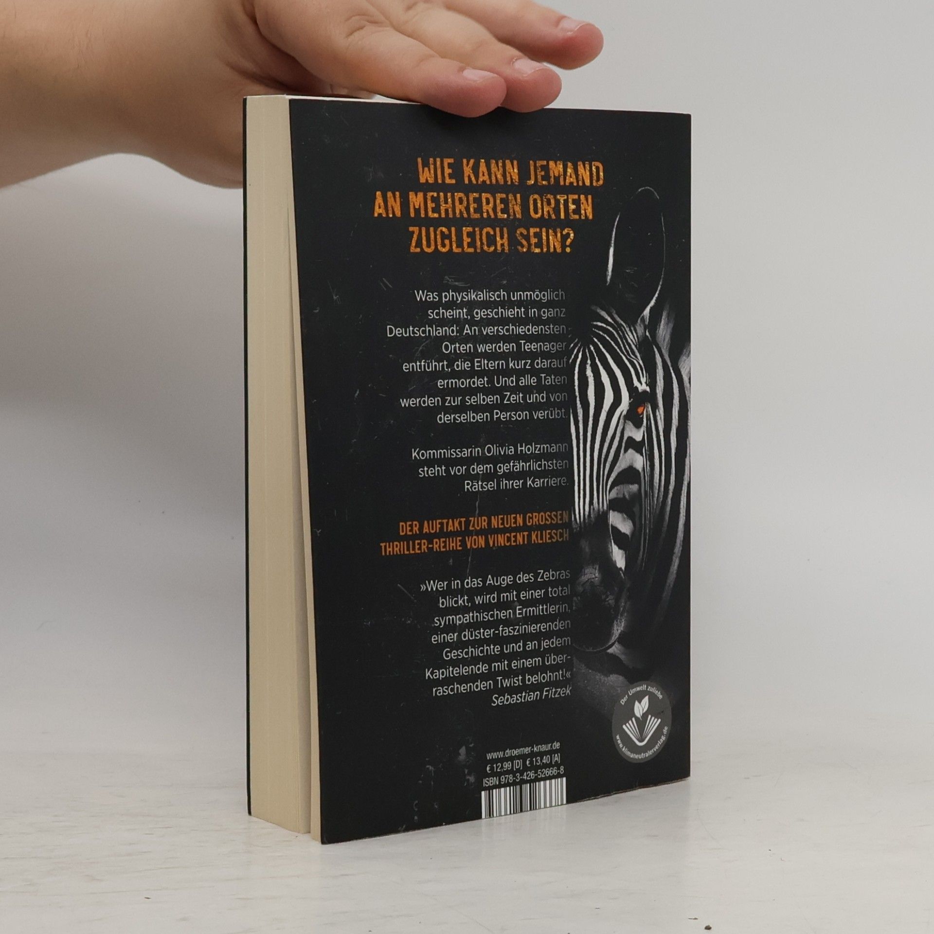 Vincent Kliesch Im Auge des Zebras