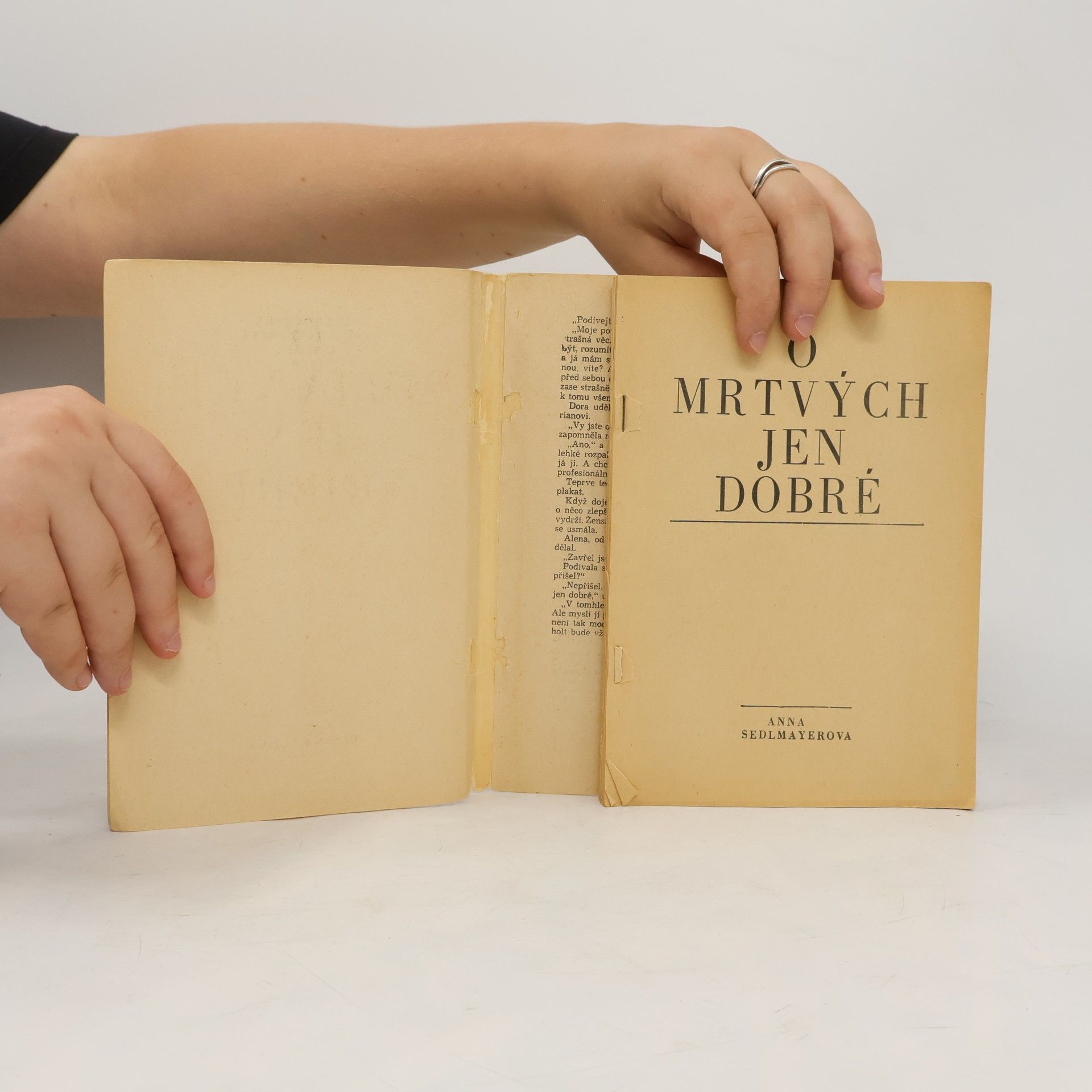 Anna Sedlmayerová O mrtvých jen dobré