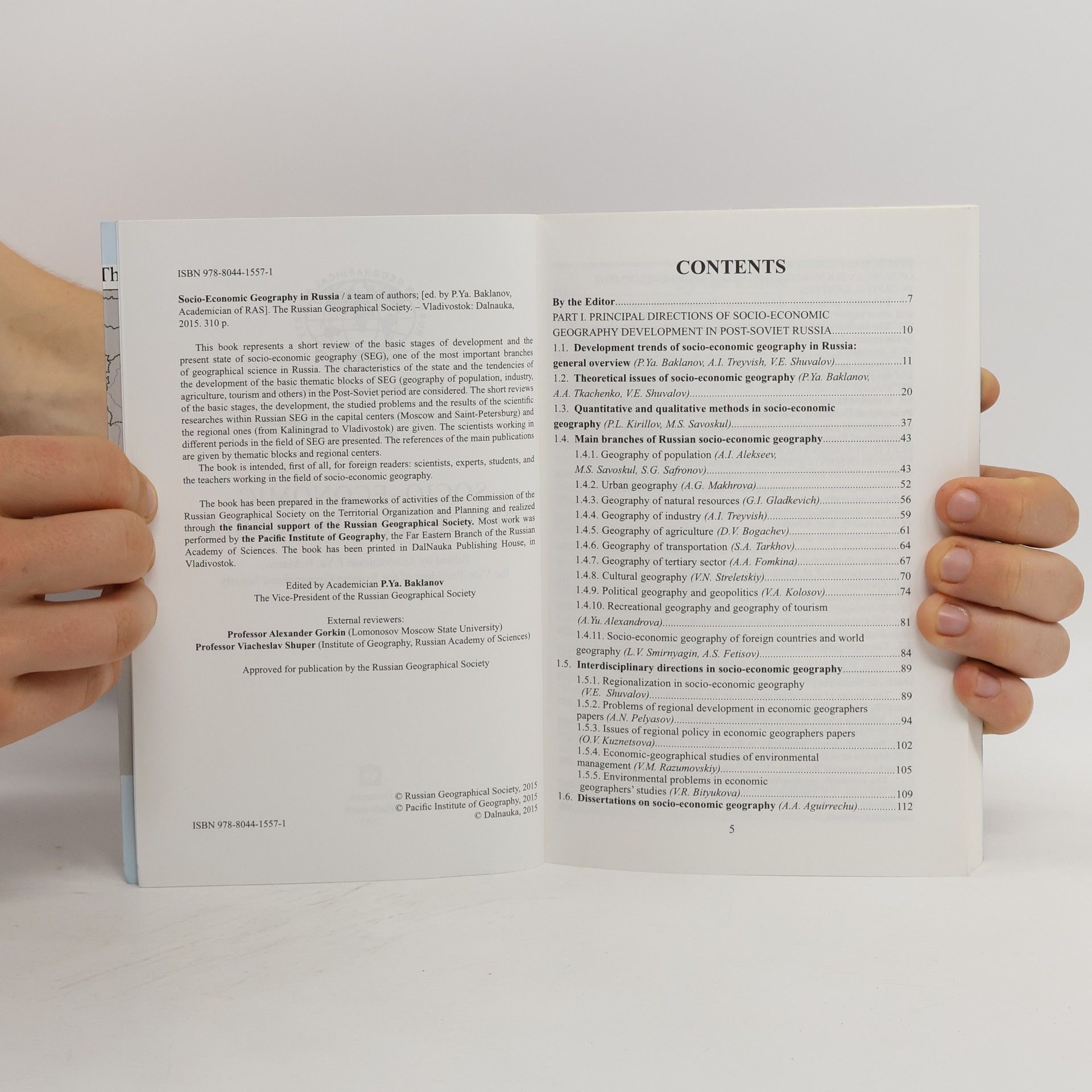 Autorenkollektiv Socio-economic geography in Russia