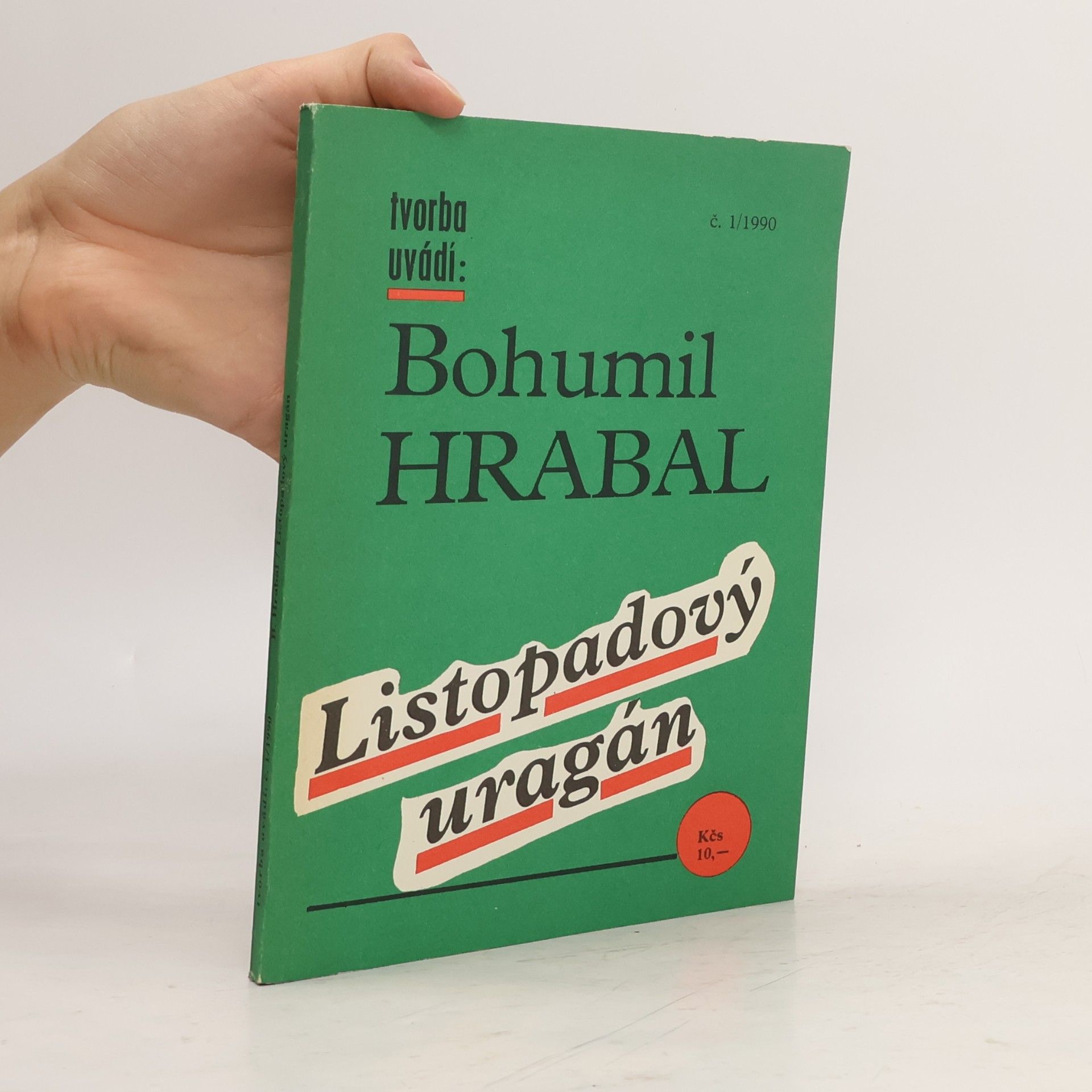 Bohumil Hrabal Listopadový uragán