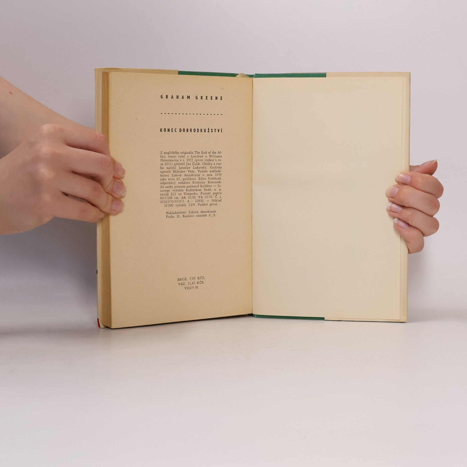 Graham Greene Konec dobrodružství