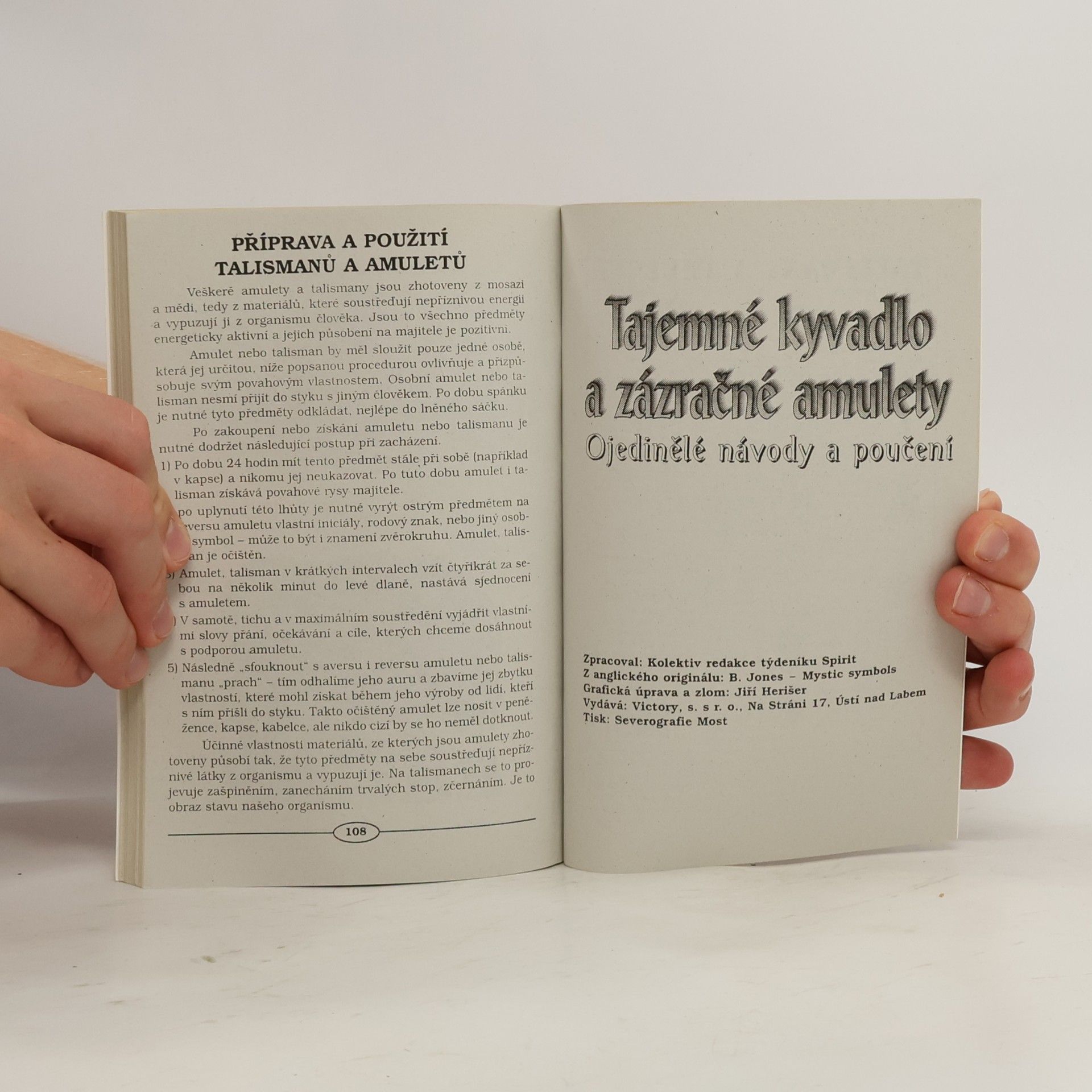 Various authors Tajemné kyvadlo a zázračné amulety
