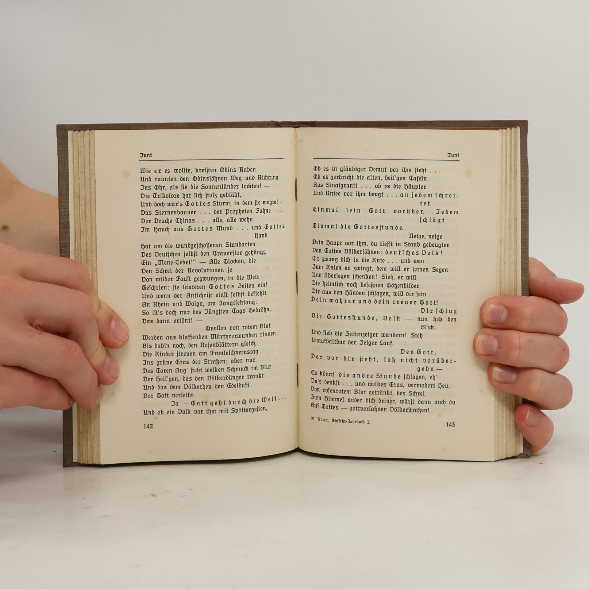 Ignaz Klug Einkehr: ein Jahrbuch der Seele
