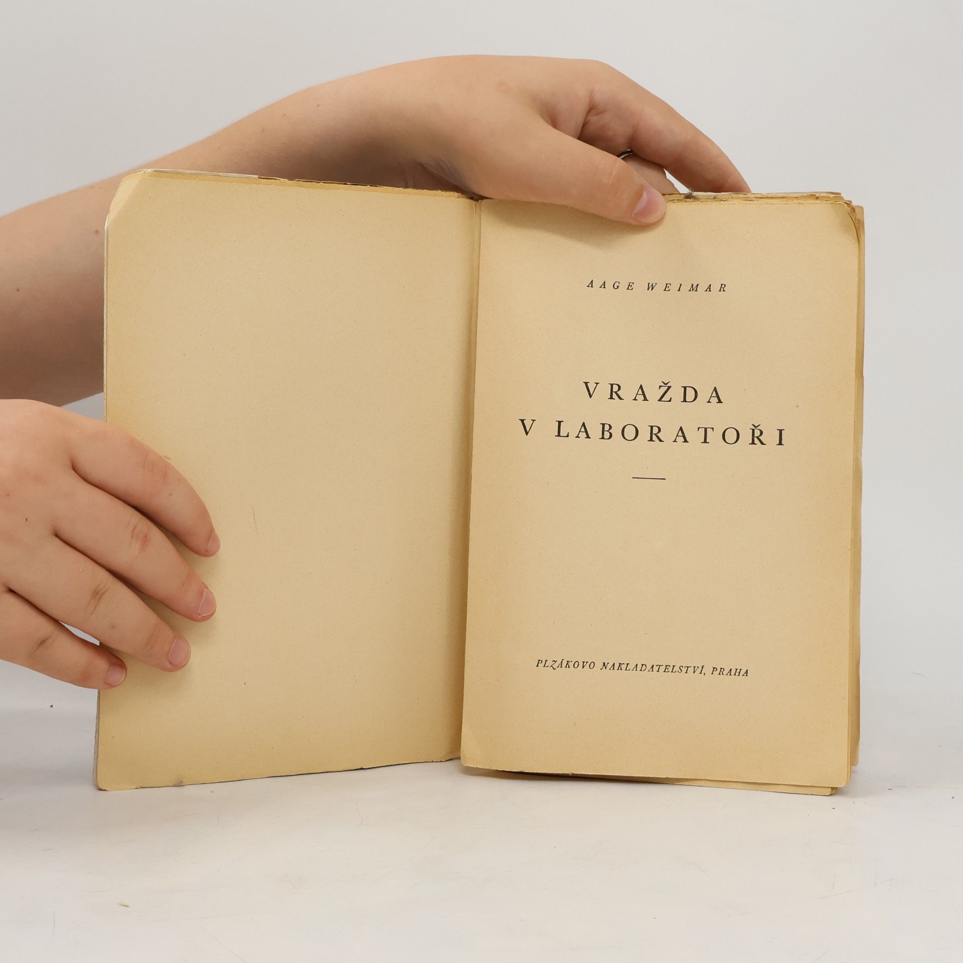 Aage Weimar Vražda v laboratoři