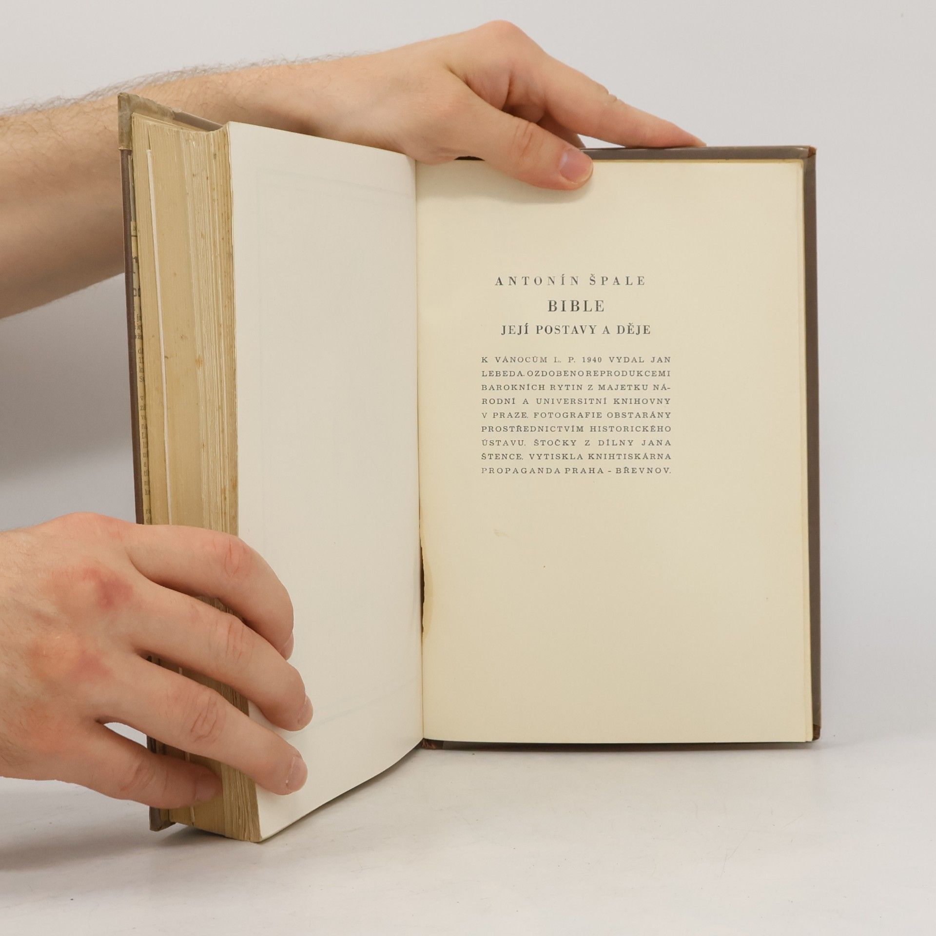 Antonín Špale Bible. Její postavy a děje