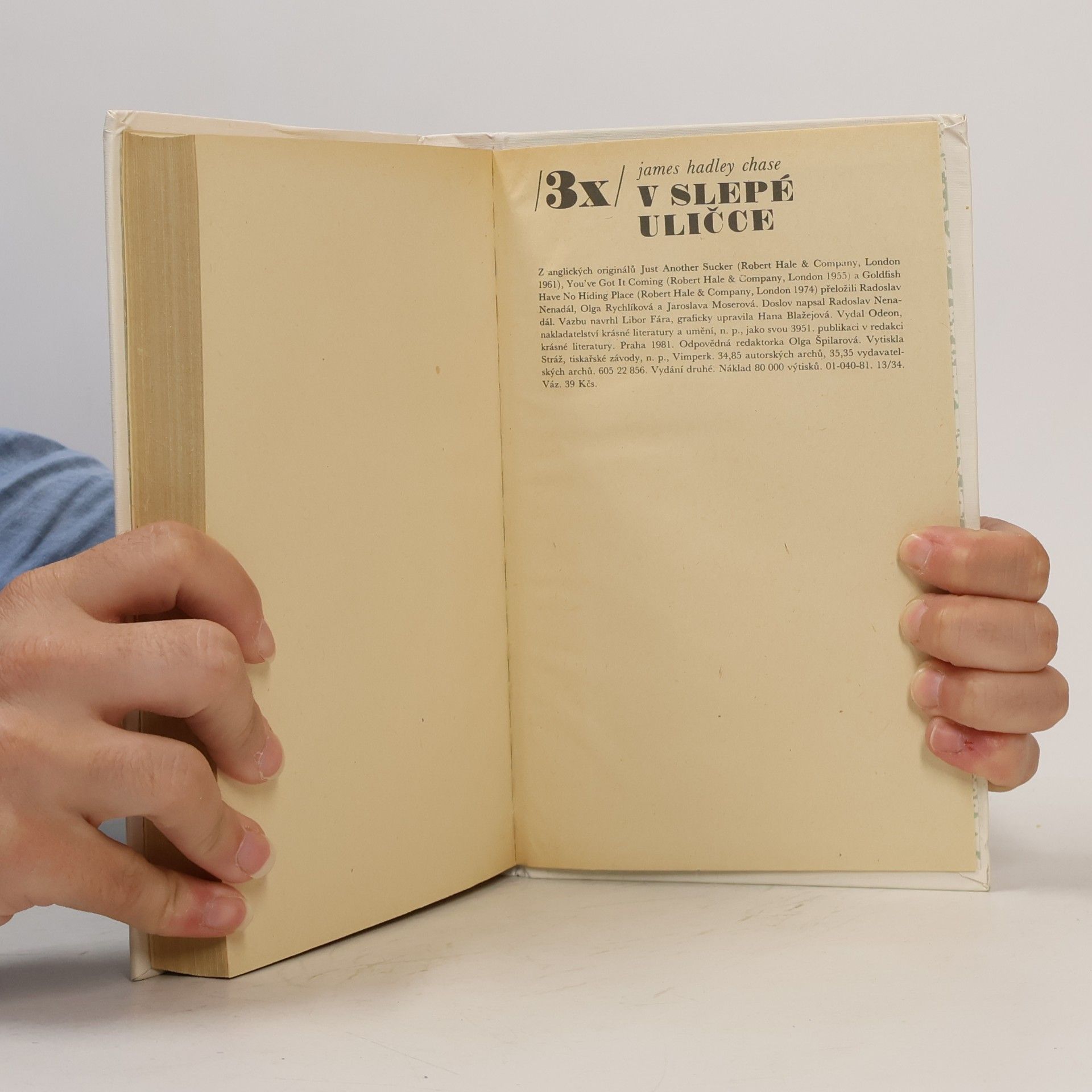 James Hadley Chase Třikrát v slepé uličce