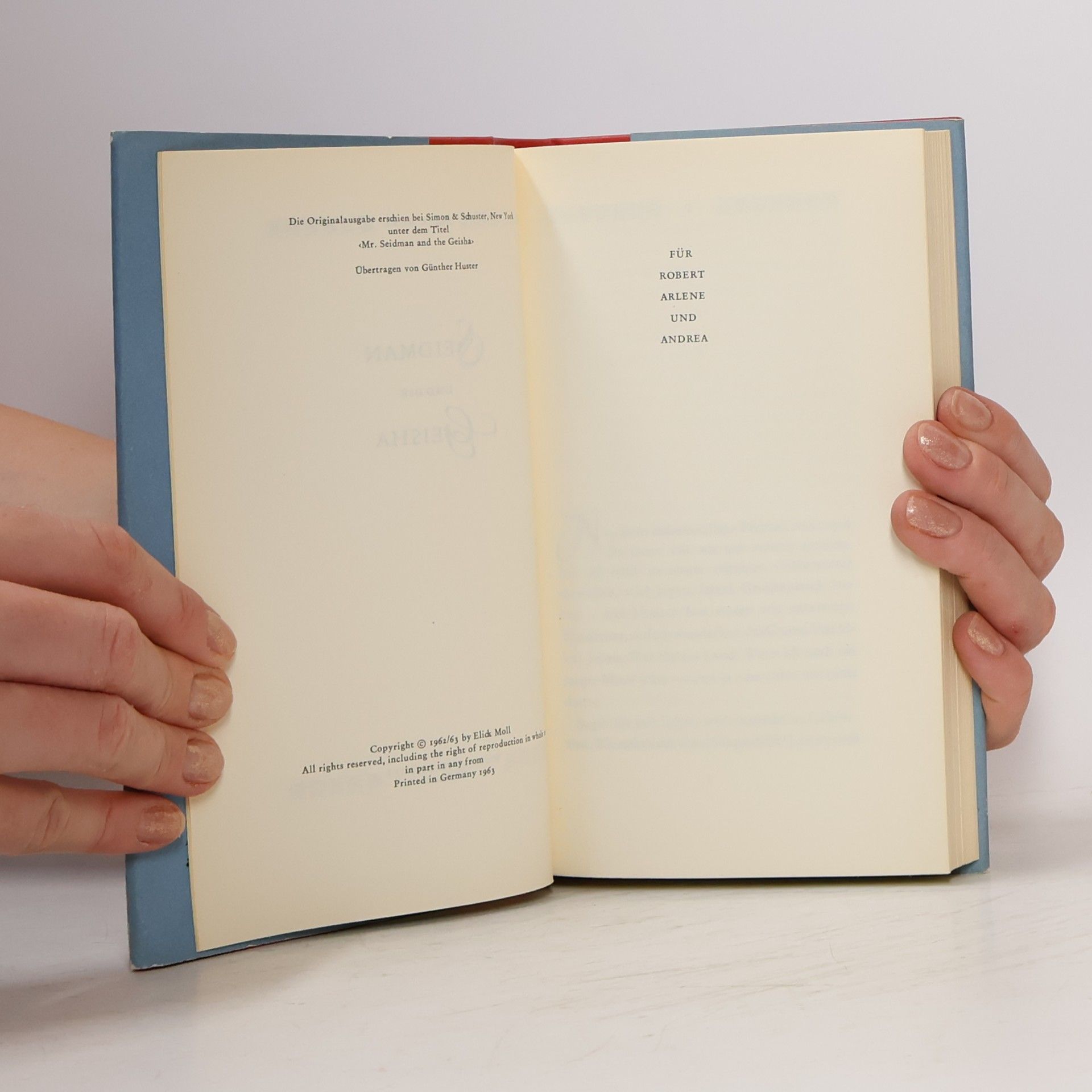 Elick Moll Seidman und die Geisha