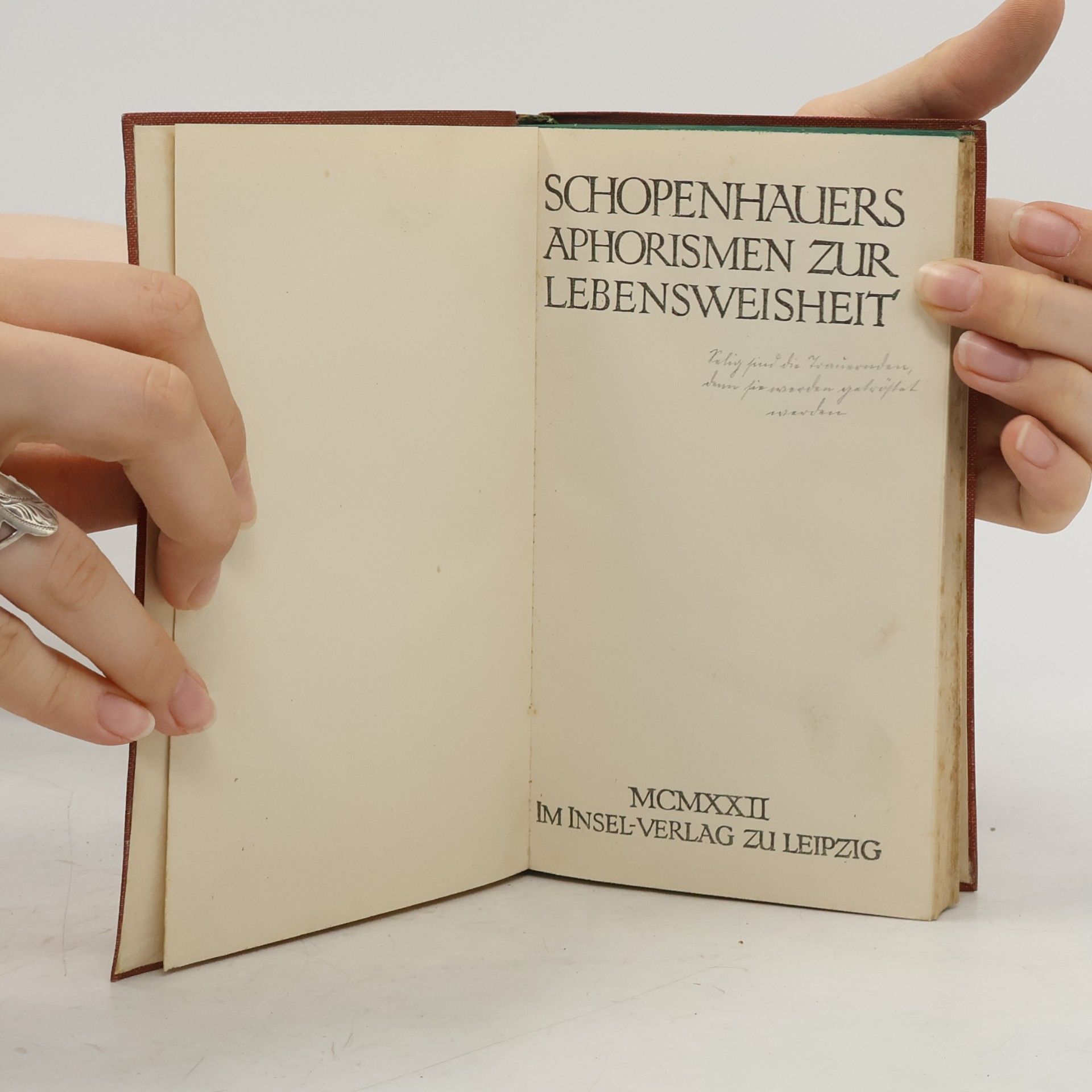 Kolektiv autorů Arthur Schopenhauers Aphorismen zur Lebensweisheit