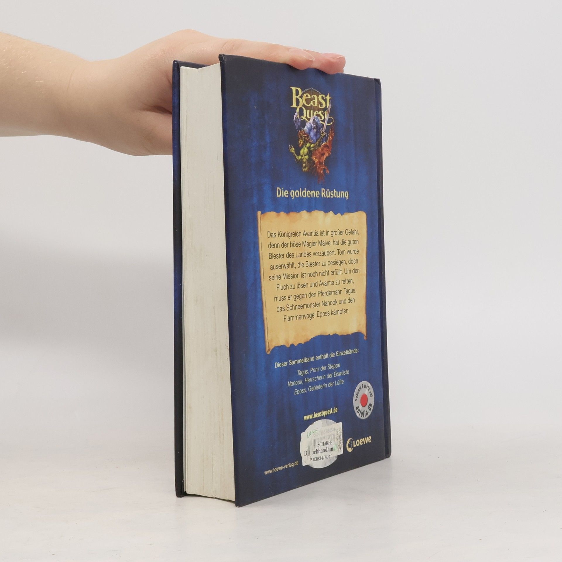 Adam Blade Beast Quest – die goldene Rüstung