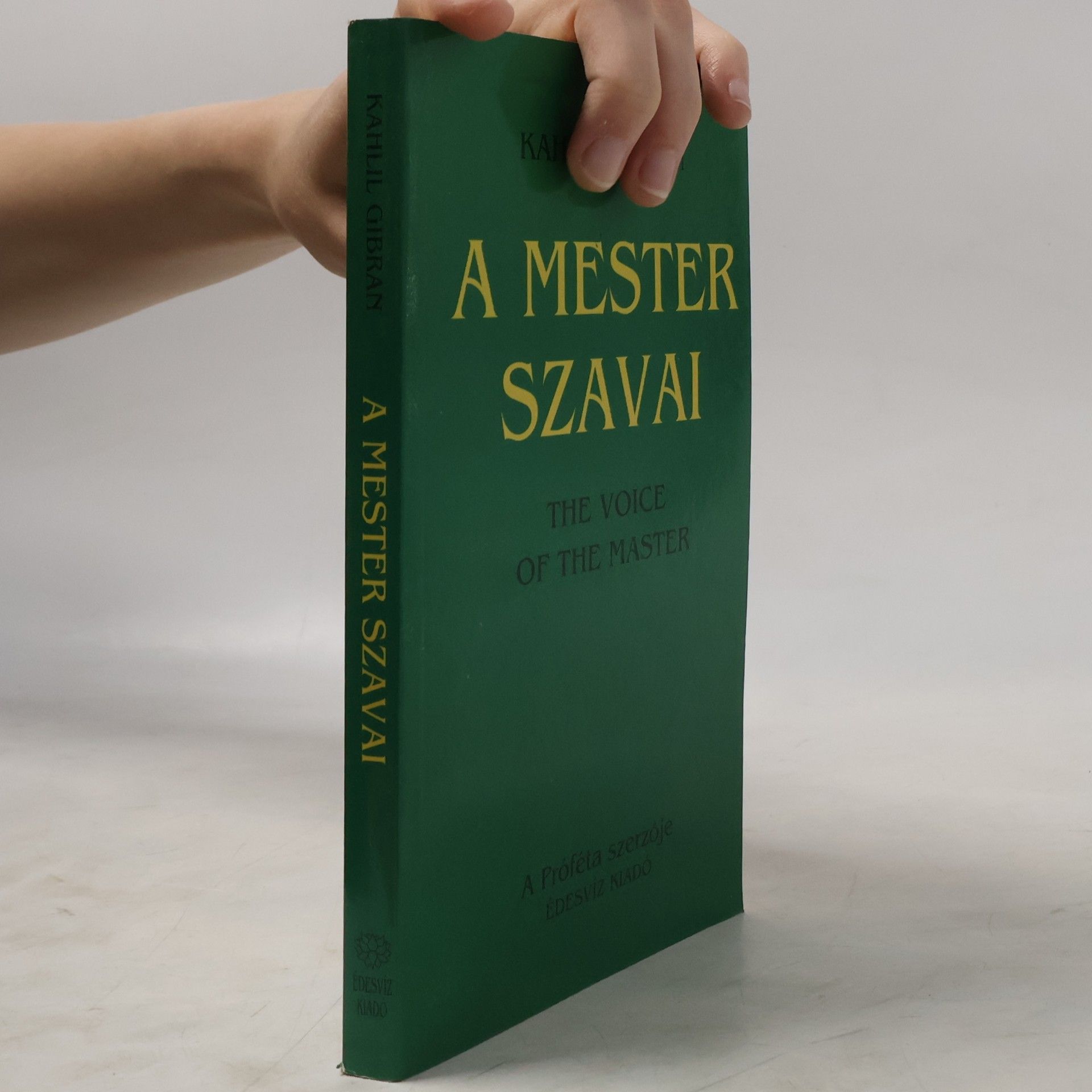 H̱alīl Ǧibrān A Mester szavai