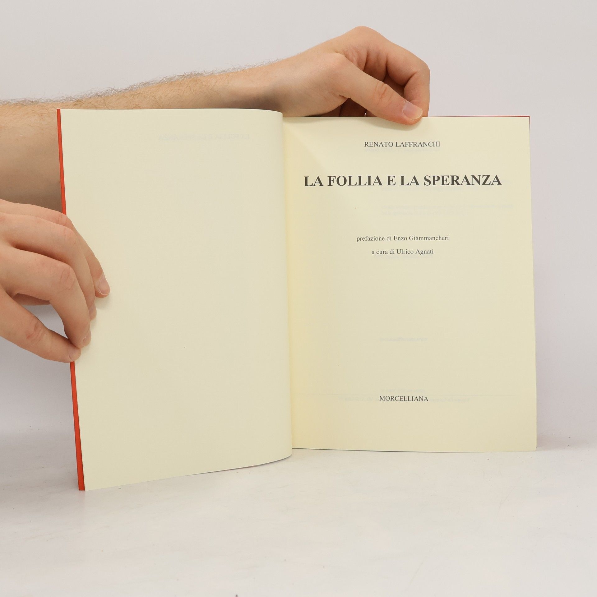 Renato Laffranchi La follia e la speranza