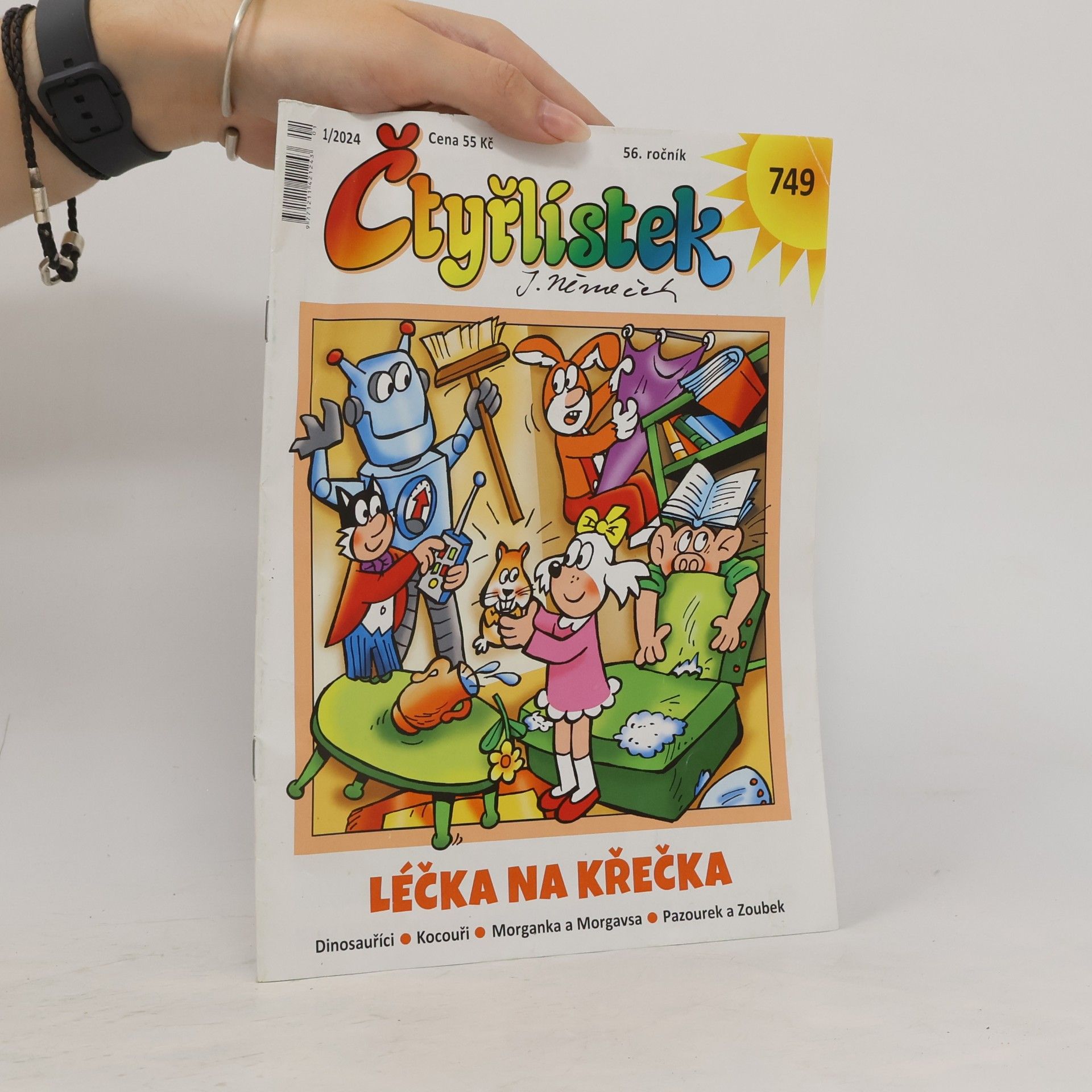 Various authors Čtyřlístek 749. 1/2024. Léčka na křečka