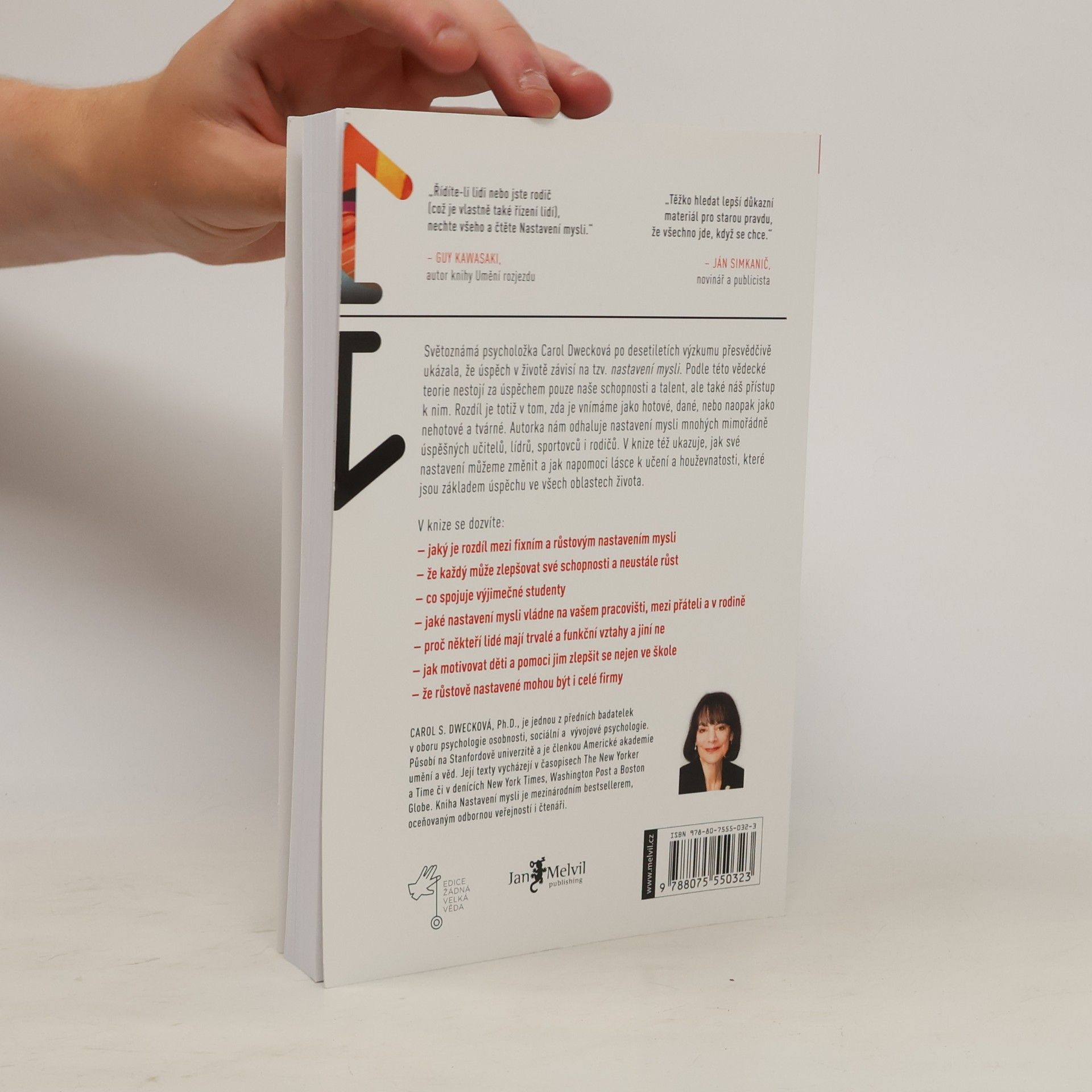 Carol S. Dweck Nastavení mysli