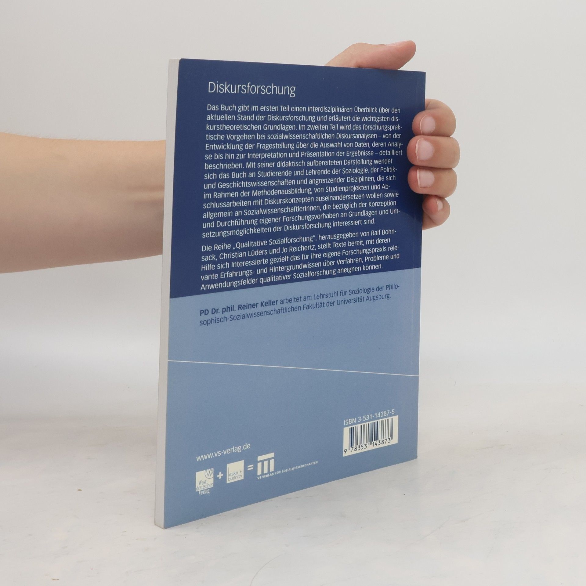 Reiner Keller Qualitative Sozialforschung: Diskursforschung