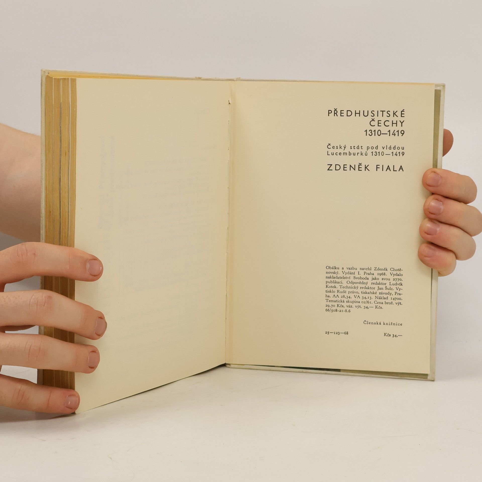 Zdeněk Fiala Předhusitské Čechy 1310-1419