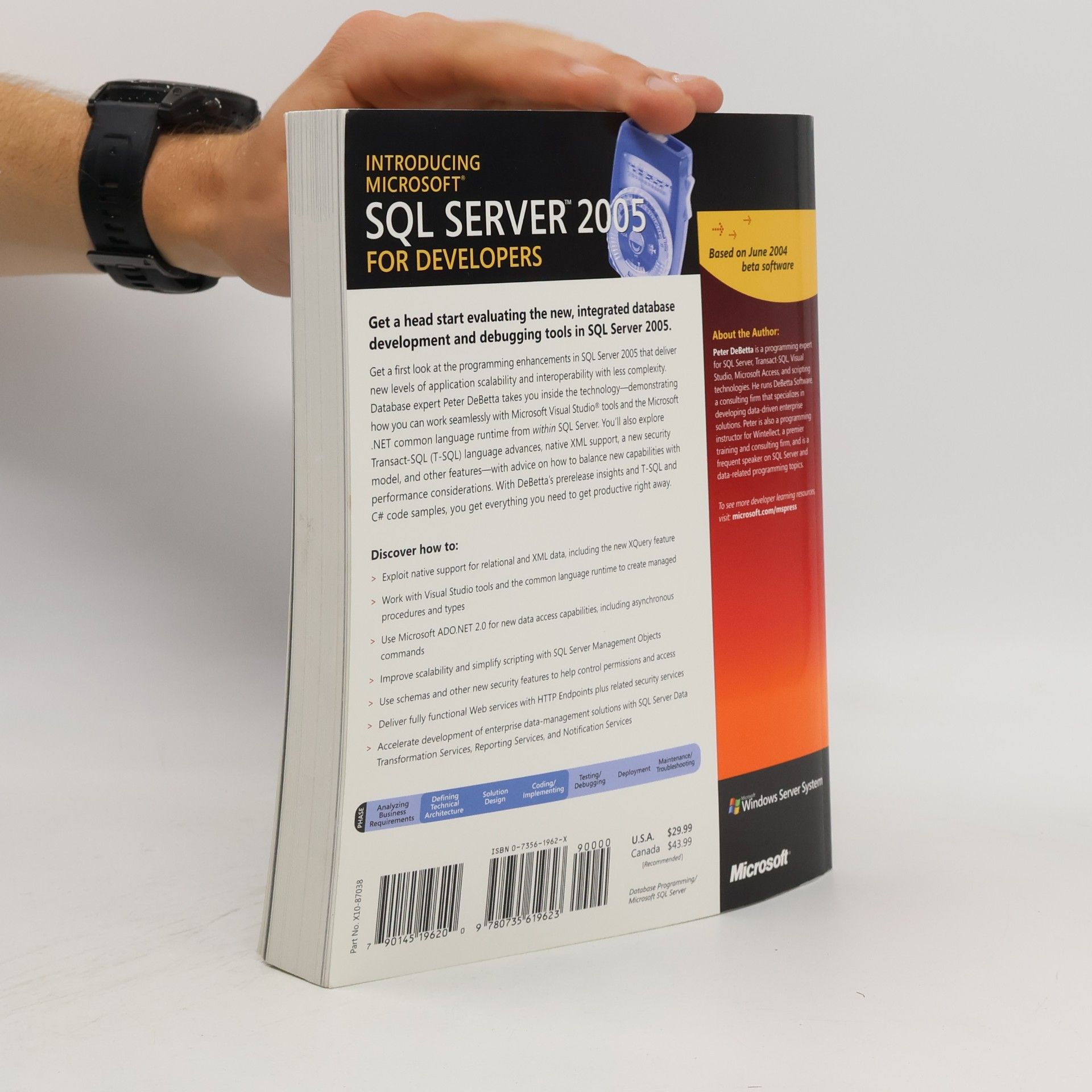 Peter DeBetta Introducing Microsoft SQL Server 2005 for Developers