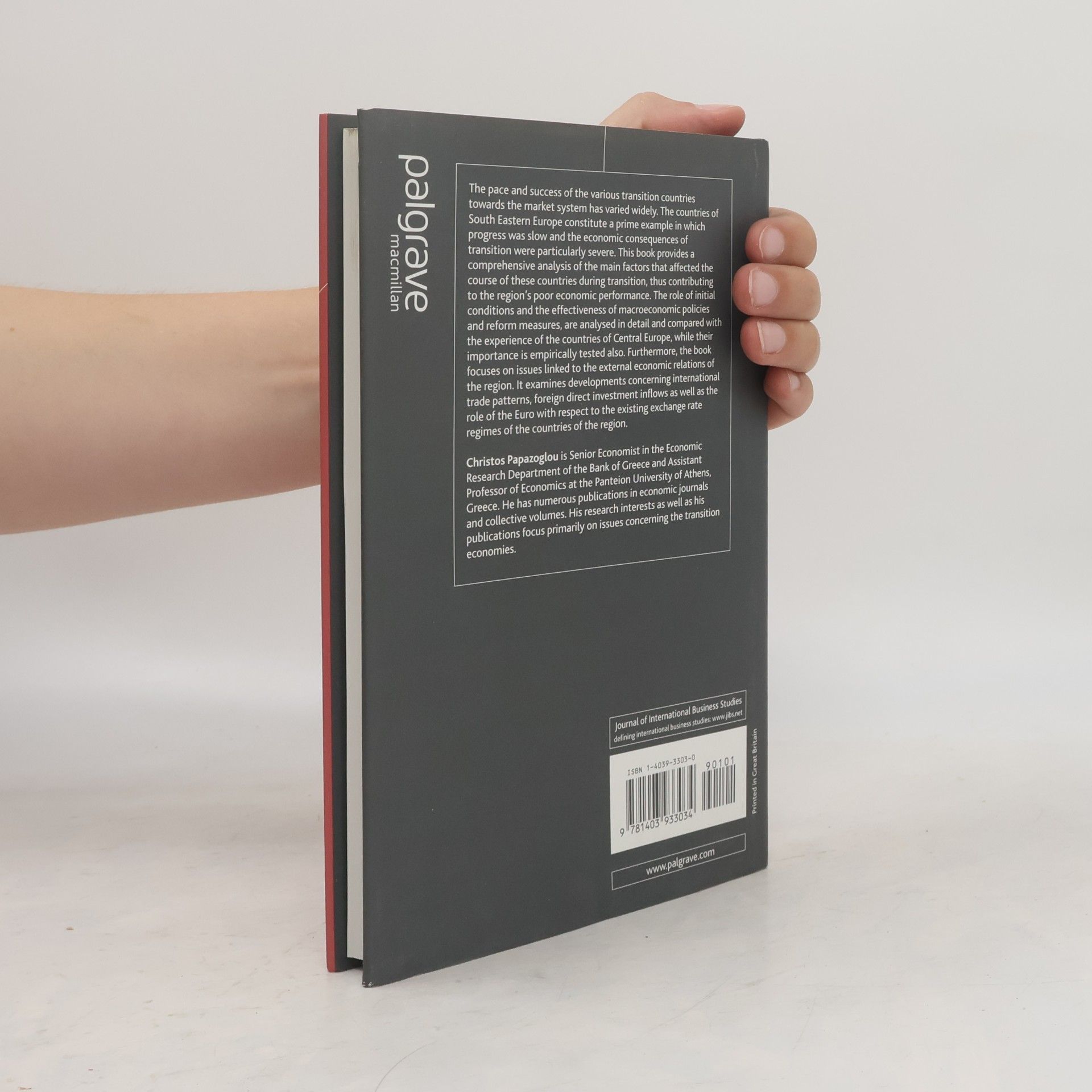 Christos Papazoglou The Economies of South Eastern Europe