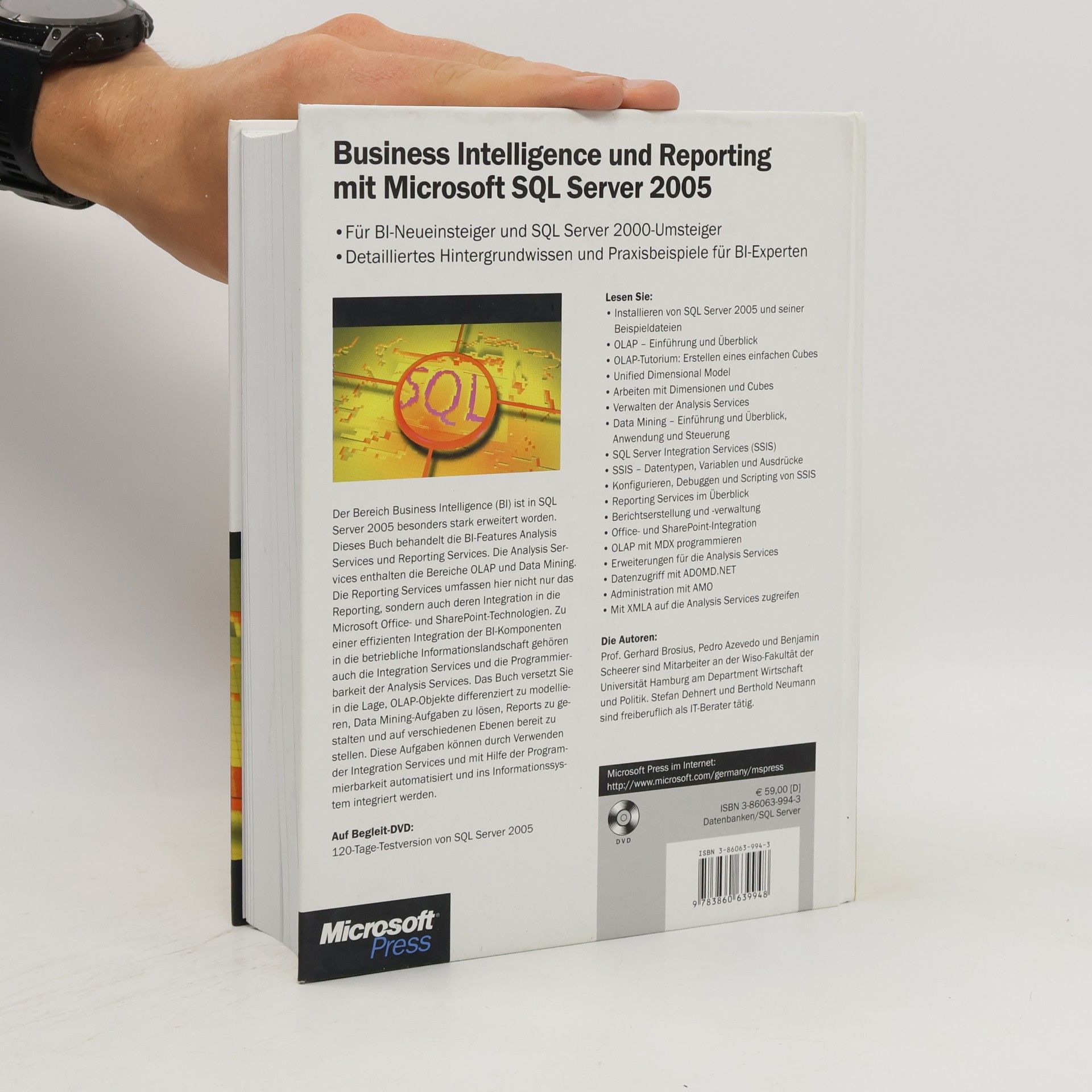 Pedro Azevedo Microsoft Fachbibliothek: Business Intelligence und Reporting mit Microsoft SQL Server 2005