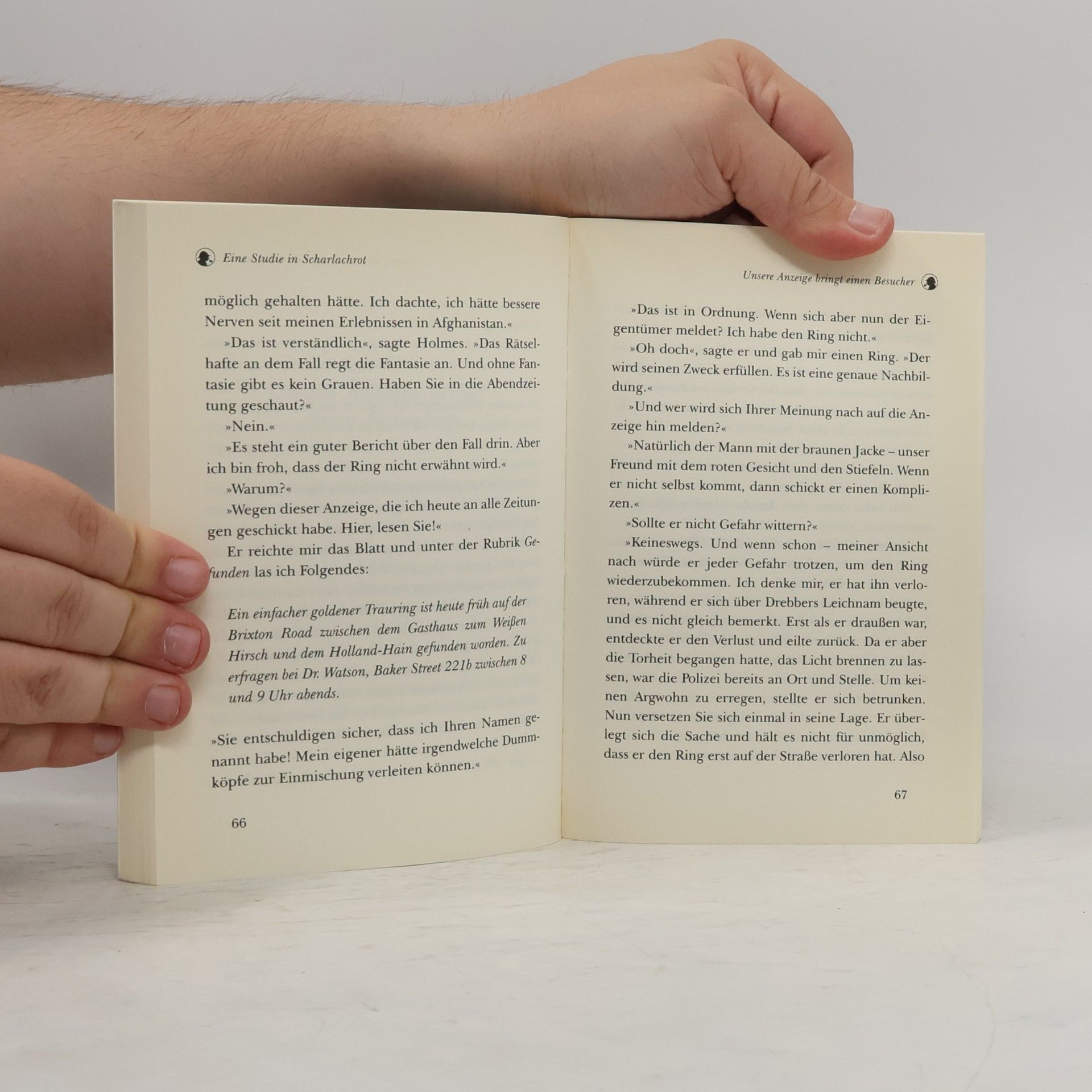 Arthur Conan Doyle Sherlock Holmes Eine Studie in Scharlachrot