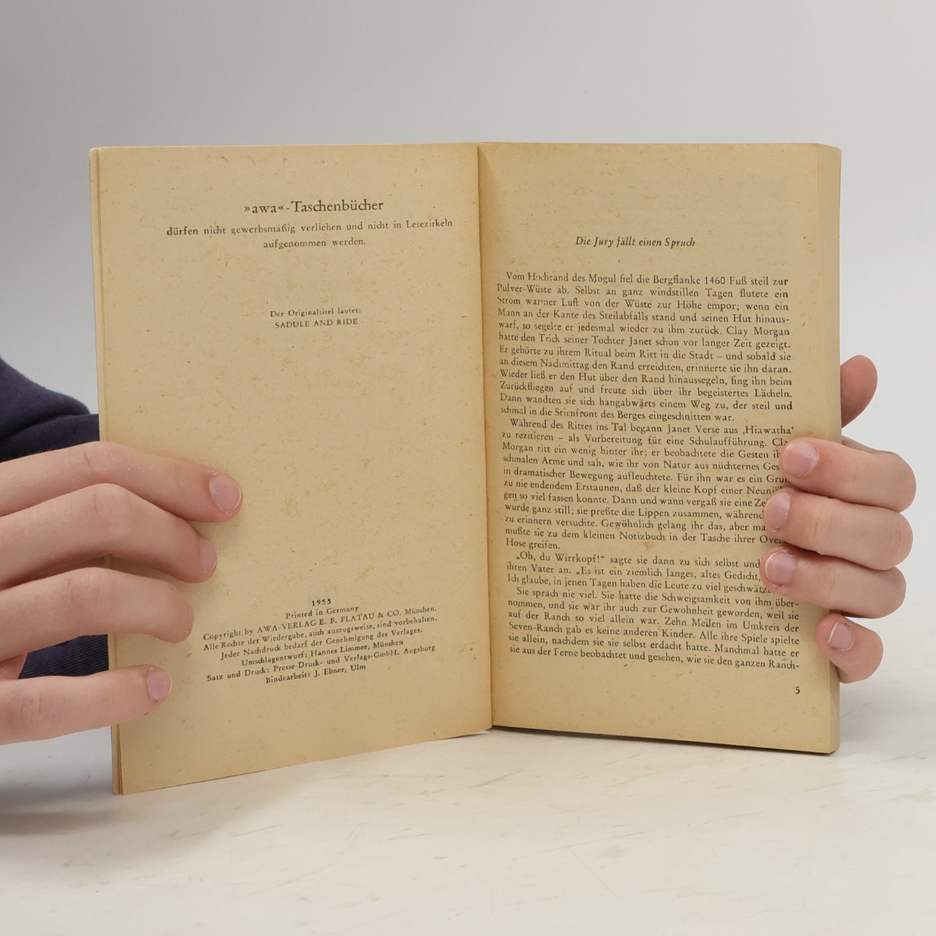 Ernest Haycox Sattle und Reite