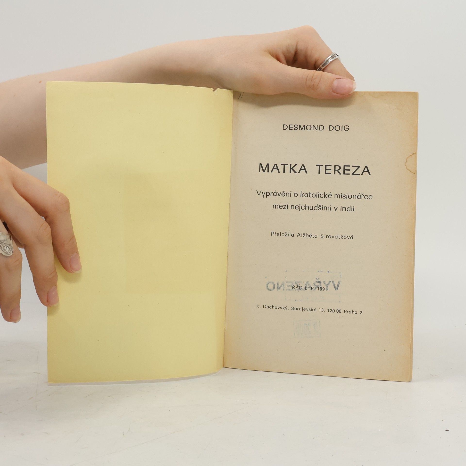 Desmond Doig Matka Tereza: Život a dílo