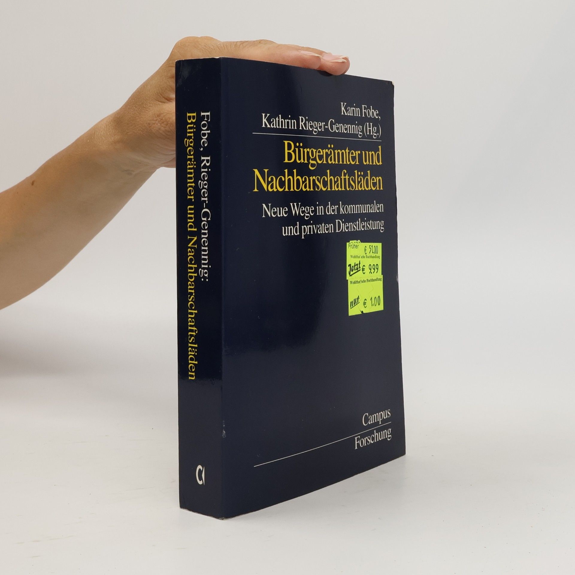 Kathrin Rieger-Genennig Campus Forschung: Bürgerämter und Nachbarschaftsläden