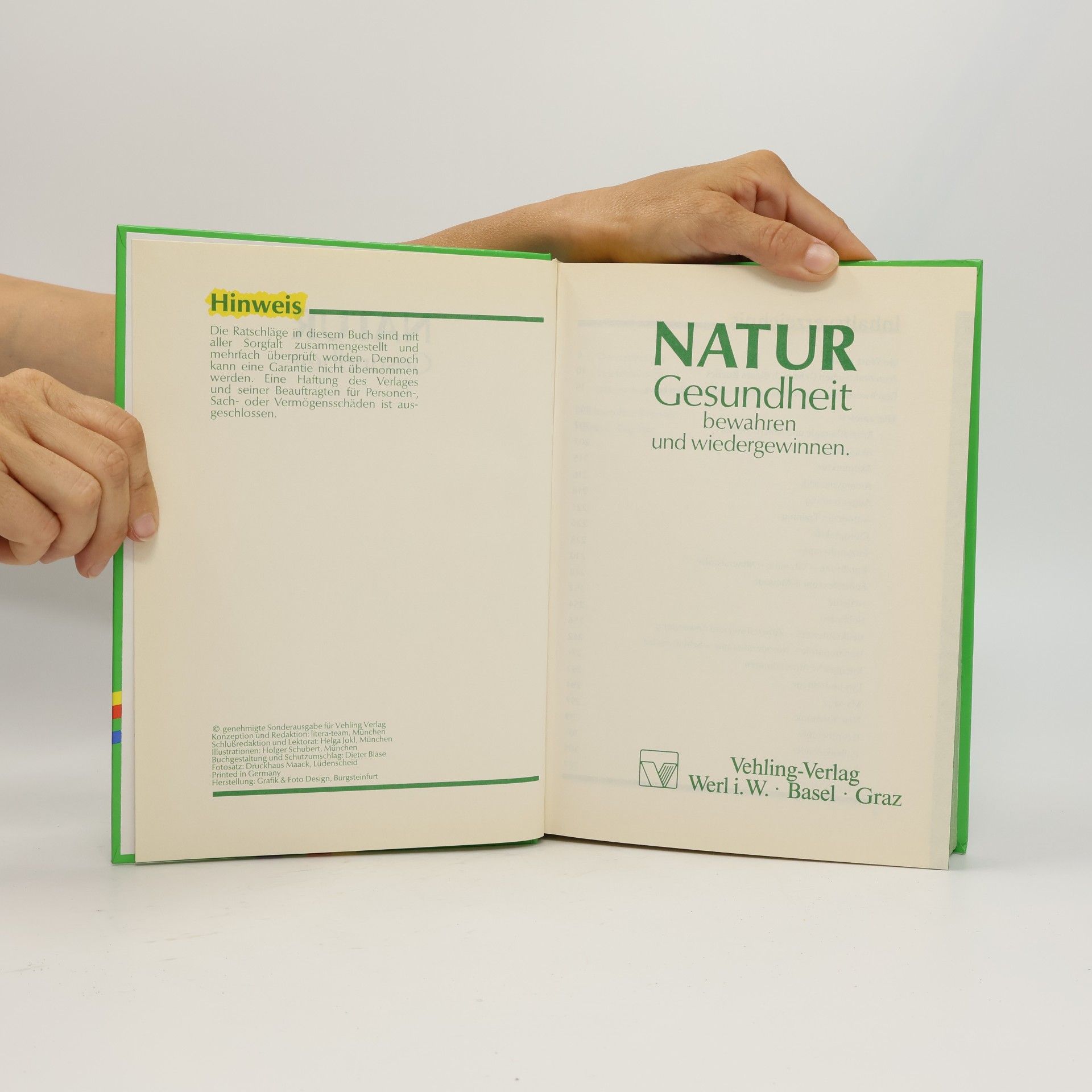 Various authors Natur Gesundheit bewahren und wiedergewinnen