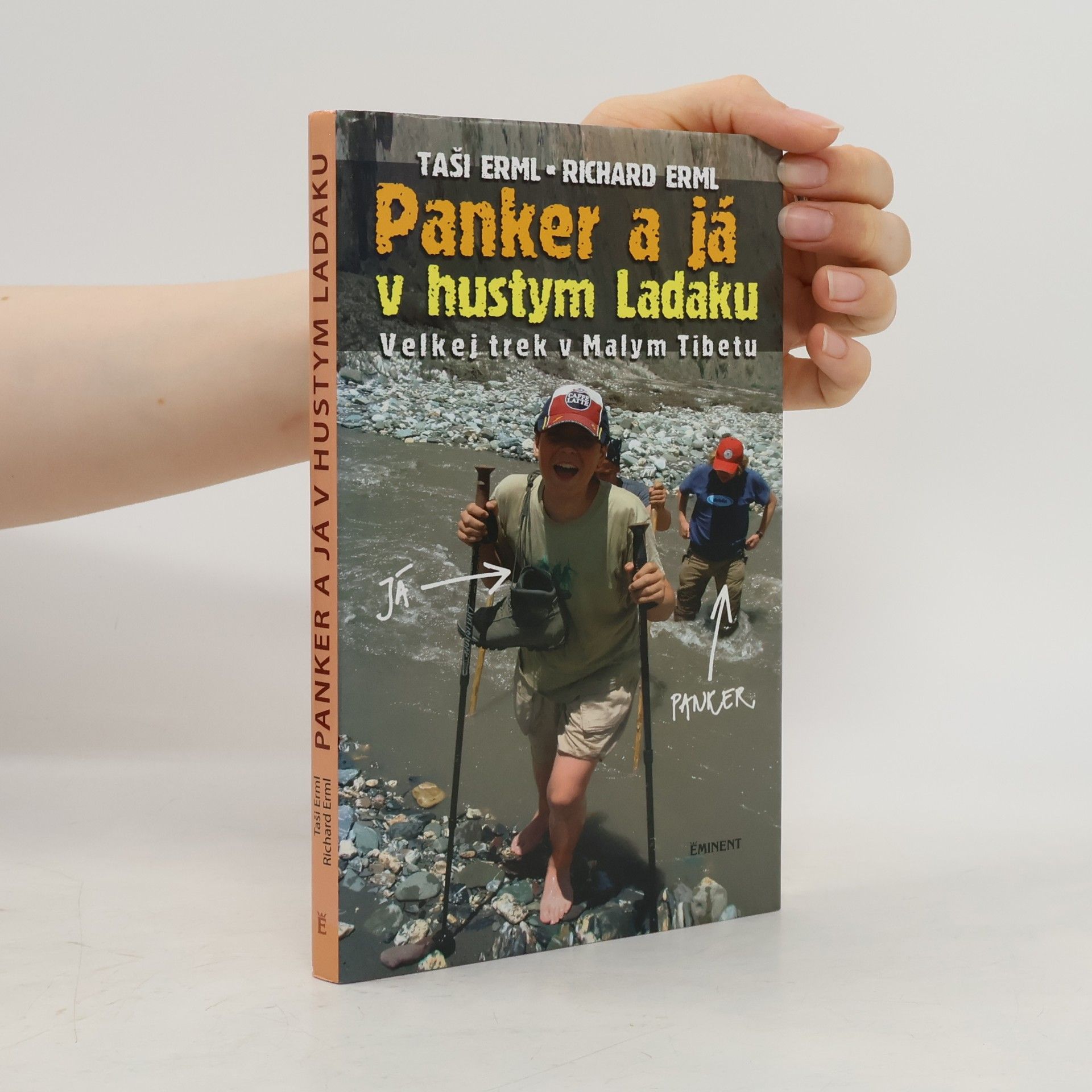 Taši Erml Panker a já v hustym Ladaku