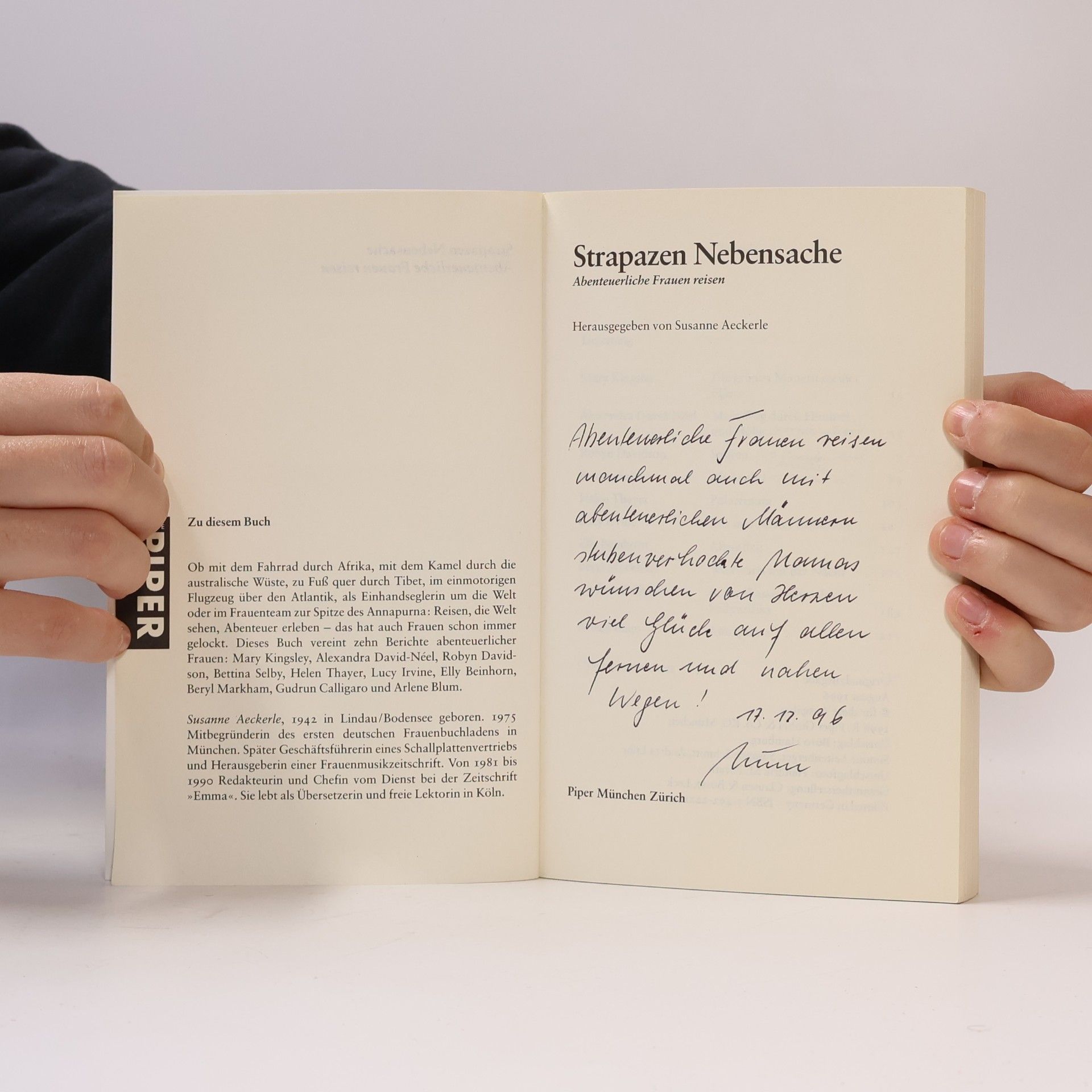 Susanne Aeckerle Strapazen Nebensache