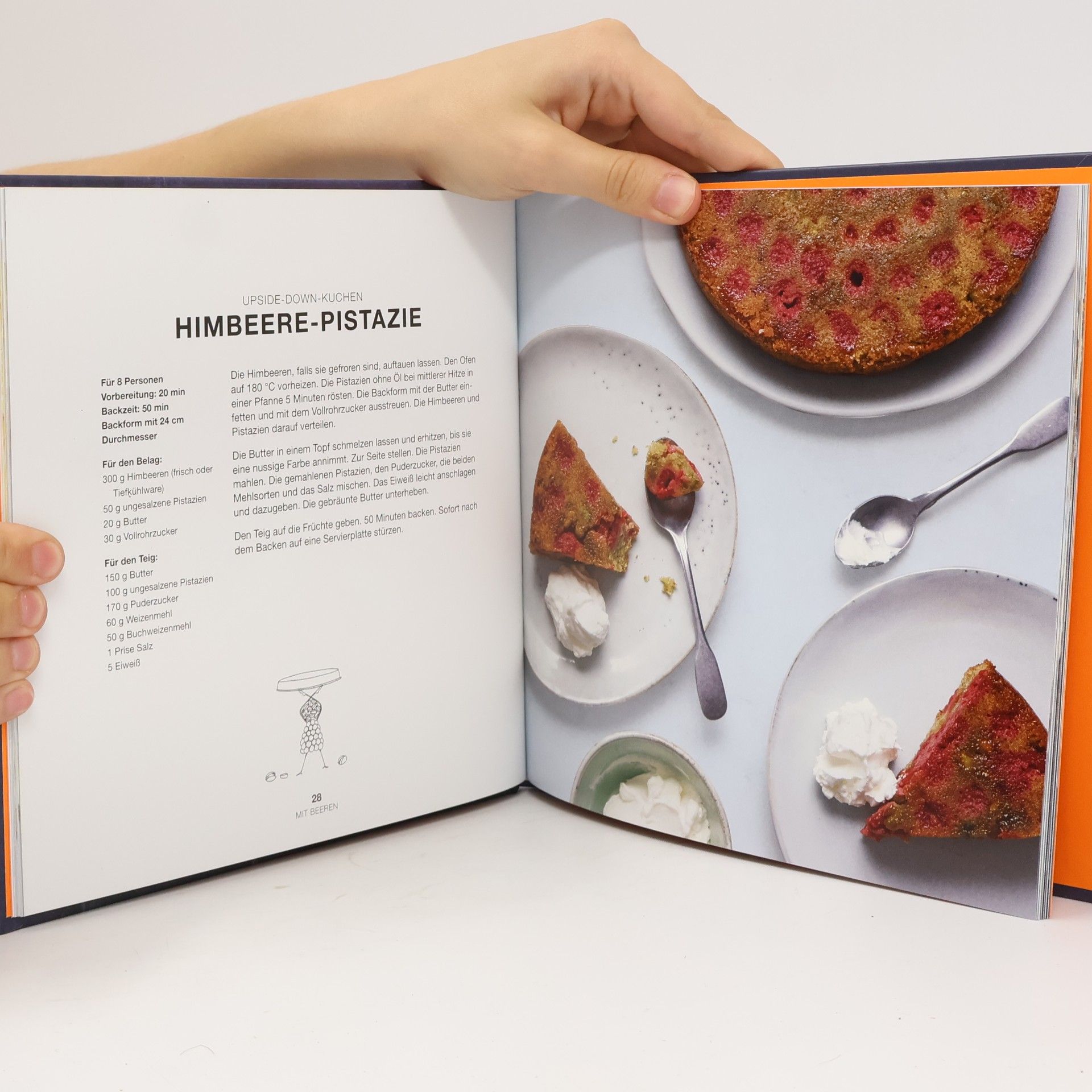 Christelle Huet-Gomez Kuchen steht Kopf