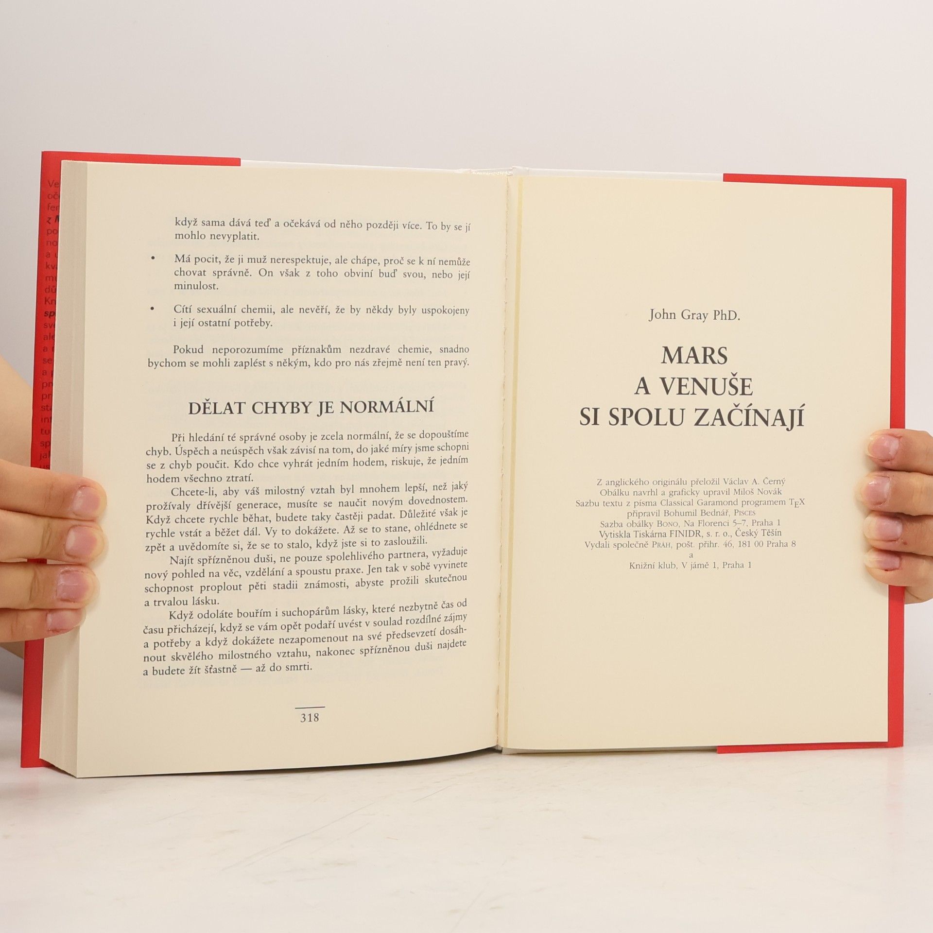 John Gray Mars a Venuše si spolu začínají