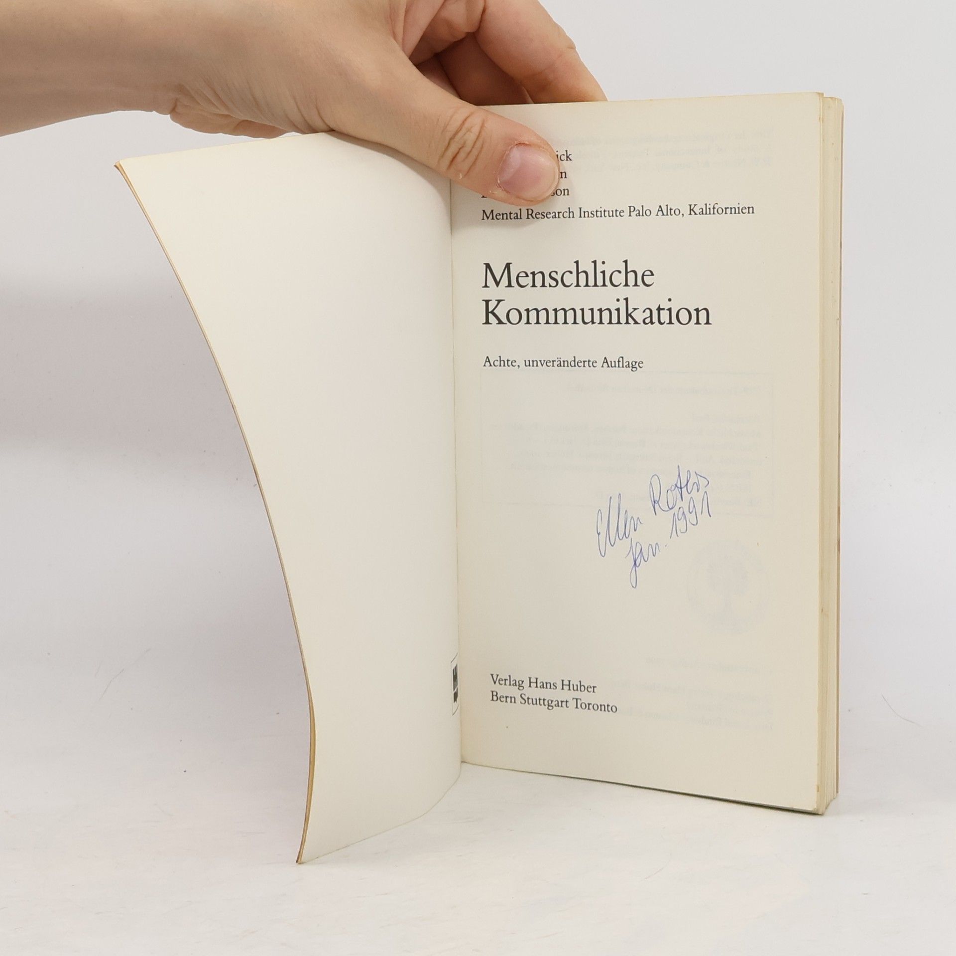 Paul Watzlawick Menschliche Kommunikation