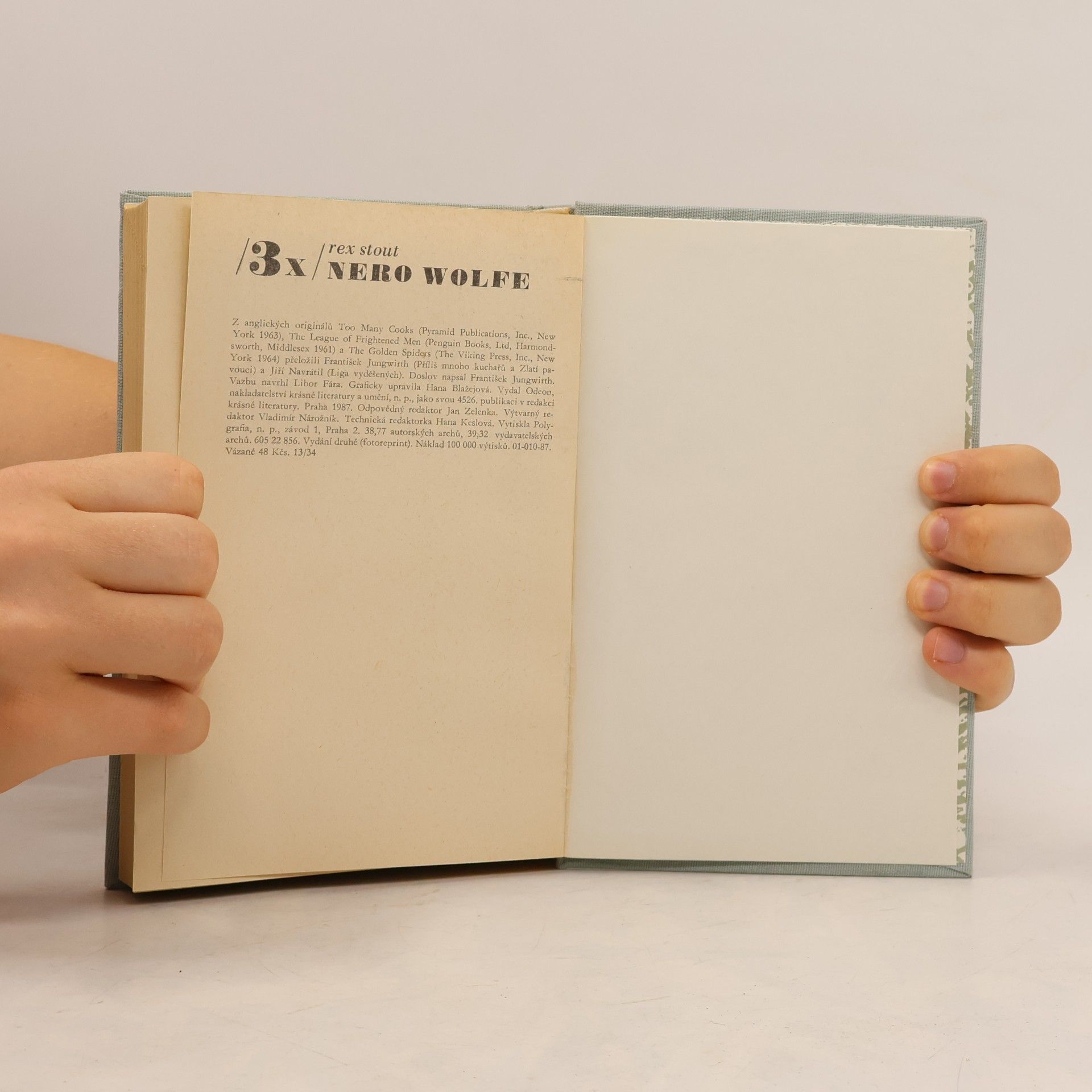 Rex Stout Třikrát Nero Wolfe