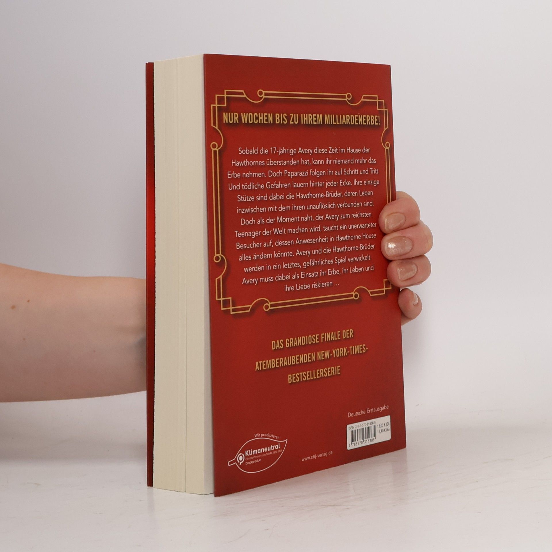 Jennifer Lynn Barnes The Inheritance Games. Der letzte Schachzug
