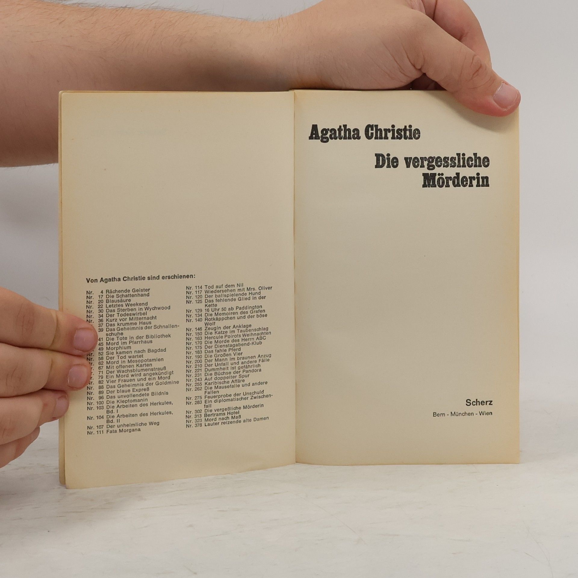 Agatha Christie Die vergessliche mörderin
