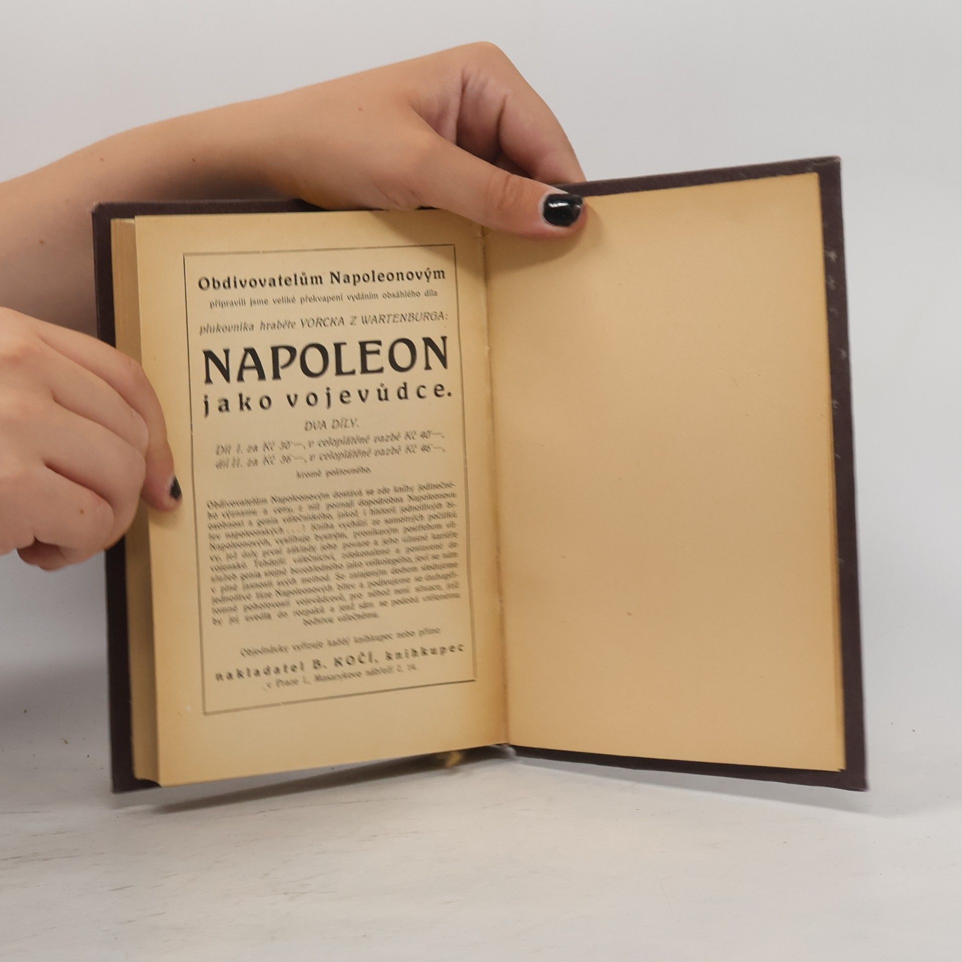 Paul Yorck von Wartenburg Napoleon jako vojevůdce