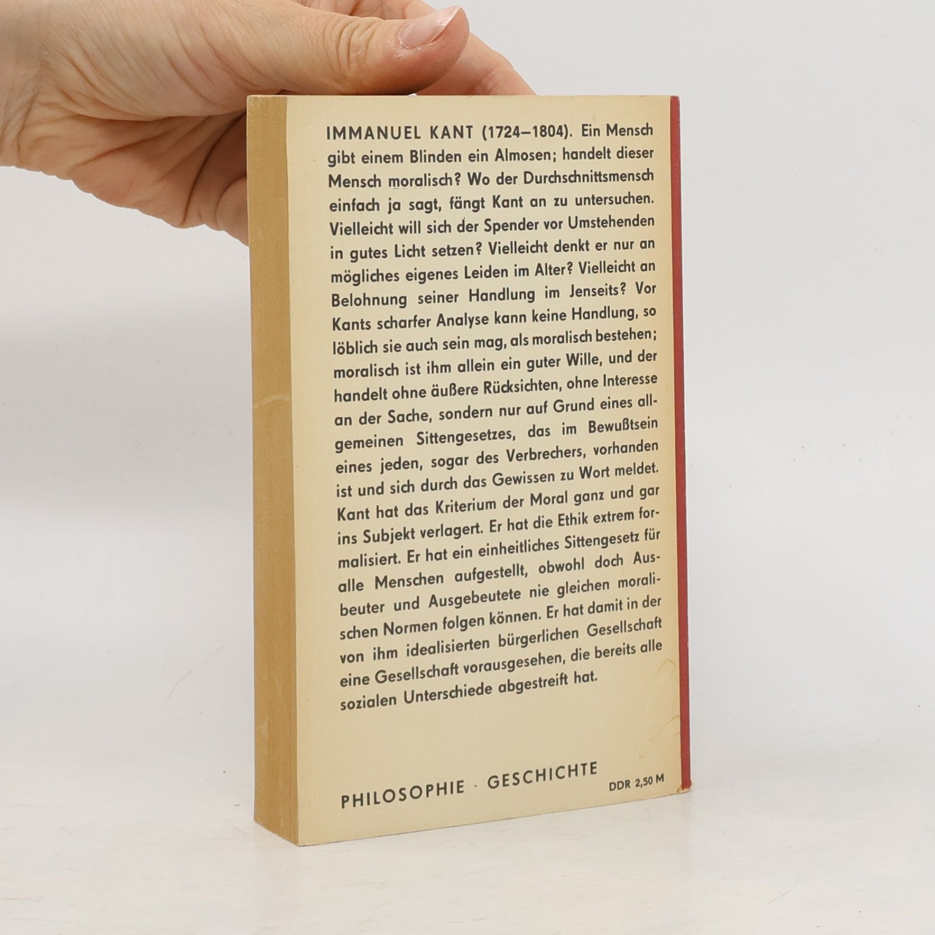 Immanuel Kant Kritik der praktischen Vernunft
