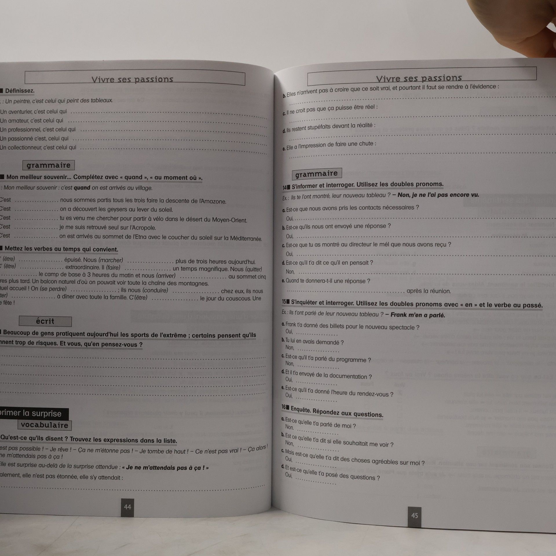 Jacques Pécheur Campus 2 : méthode de français. Cahier d'exercices