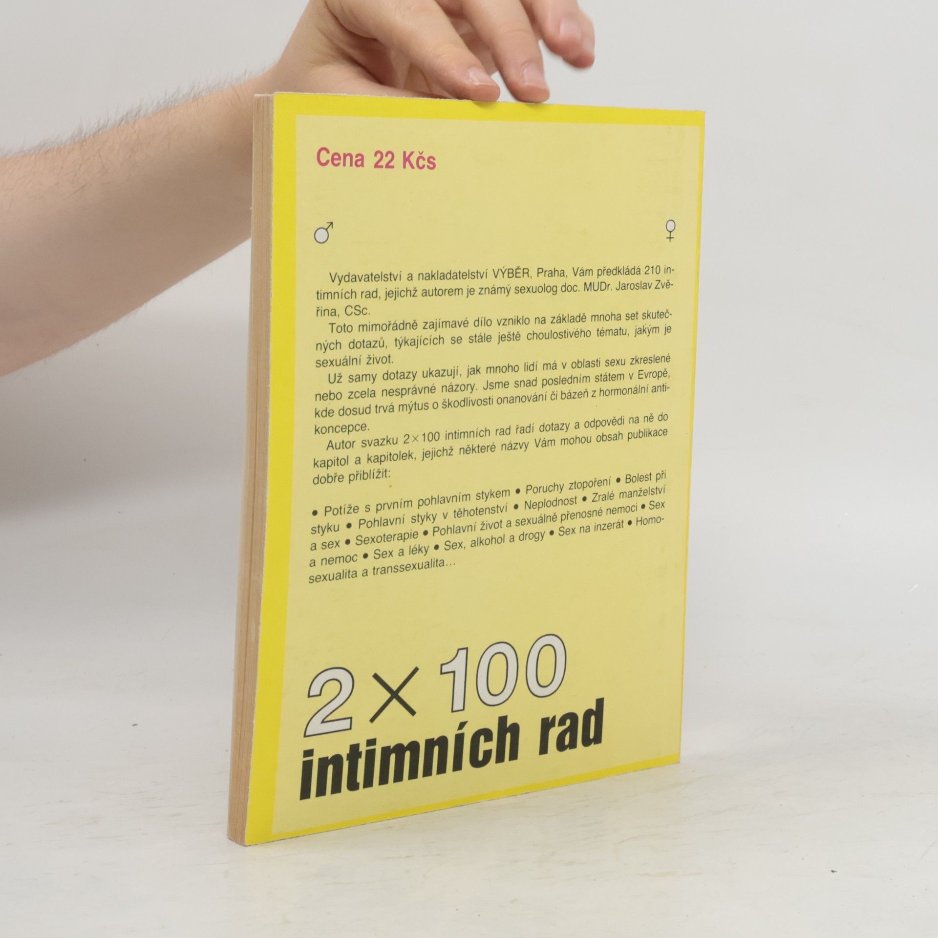 Jaroslav Zvěřina 2x100 intimních rad